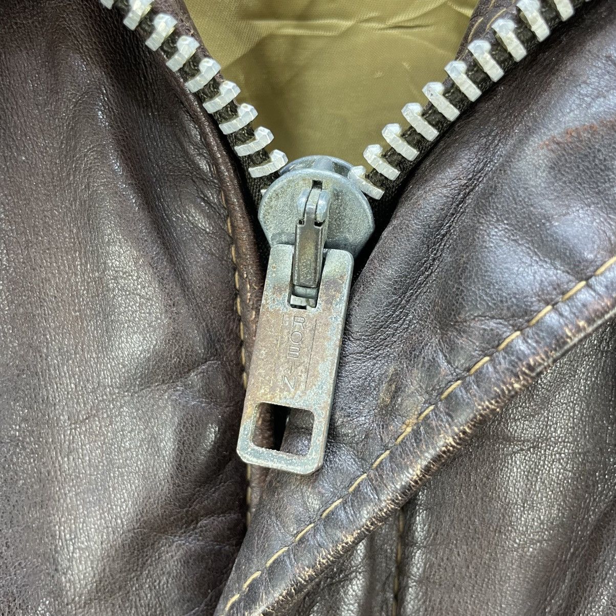 Schott 💥 vintage Schott leather aviator bomber flight jacket Size US M / EU 48-50 / 2 - 14 Thumbnail