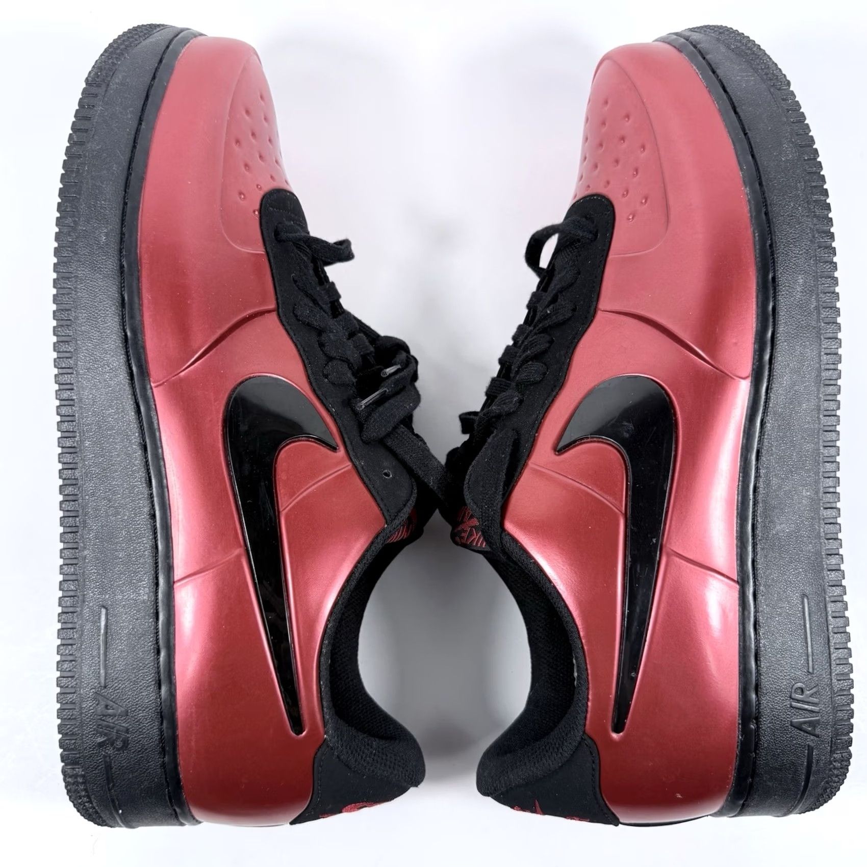 Nike Nike Air Force 1 Foamposite Pro Cup AJ3664-601 Mens 11.5 NM Metallic/Gym Red Sneakers Size US 11 / EU 44 - 6 Thumbnail