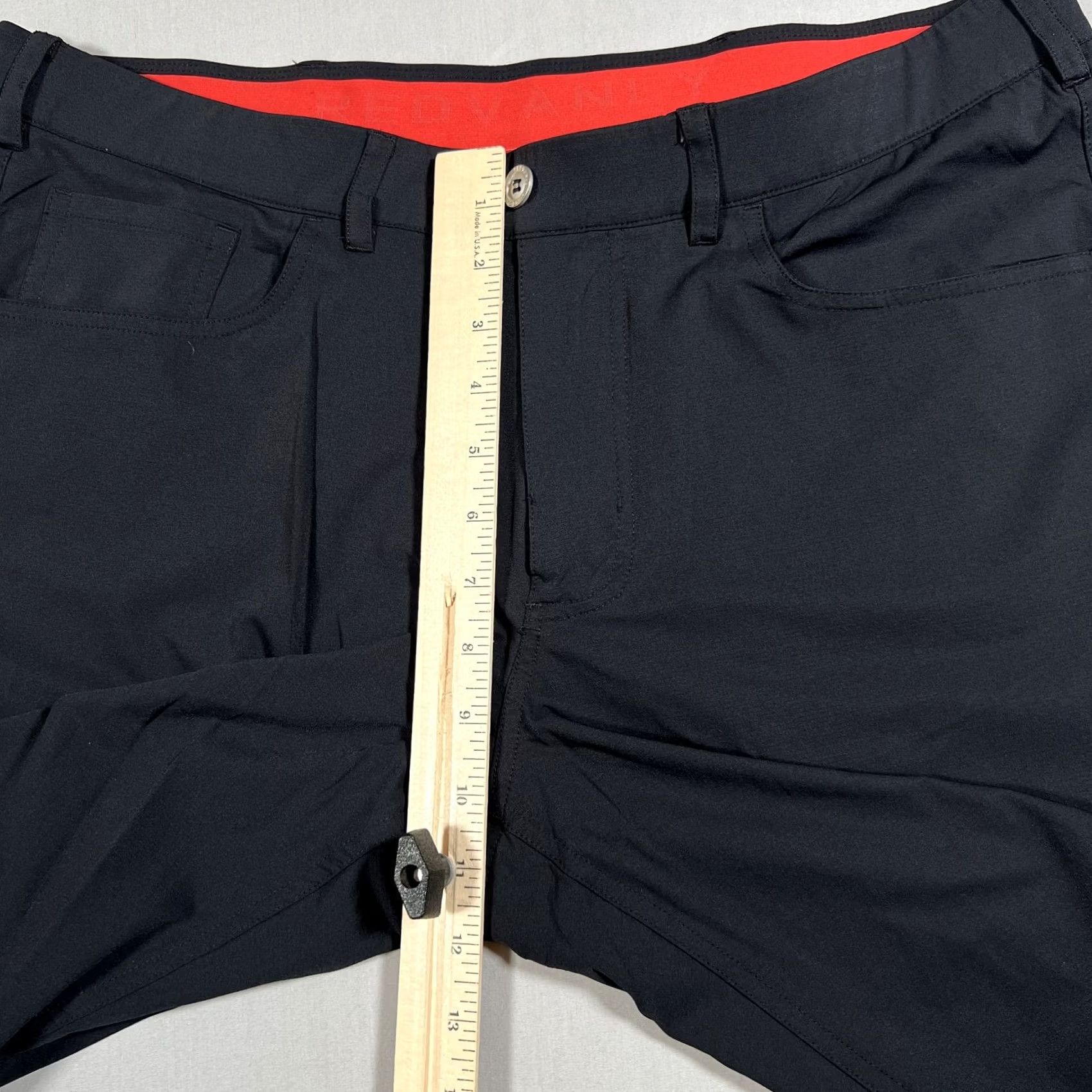 Vintage VINTAGE REDVANLY Men's Black Performance Golf Pants? Size US 33 - 7 Thumbnail