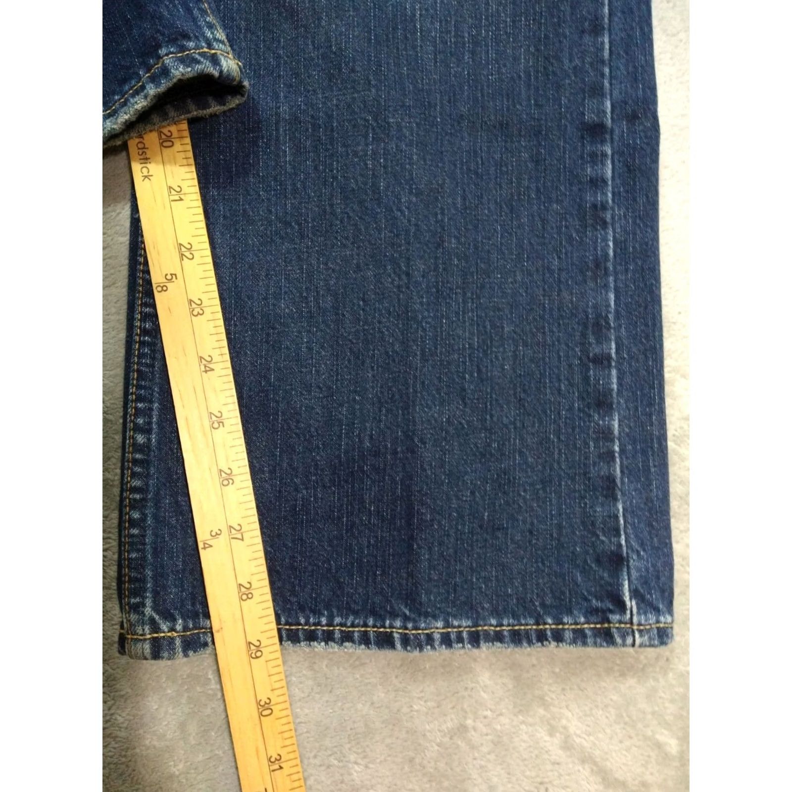 American Eagle Outfitters American Eagle Jeans Mens 36x30 Blue Denim Bootcut Mid Rise Dark Wash Size US 36 / EU 52 - 5 Thumbnail