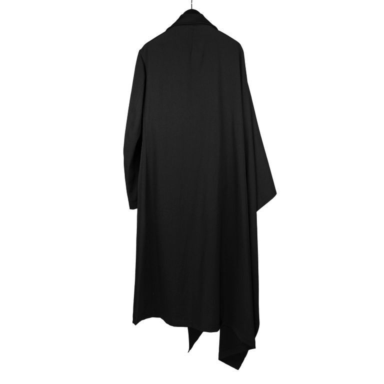 Yohji Yamamoto Yohji Yamamoto Pour Homme - Asymmetric Right Cape Coat Size US S / EU 44-46 / 1 - 14 Thumbnail