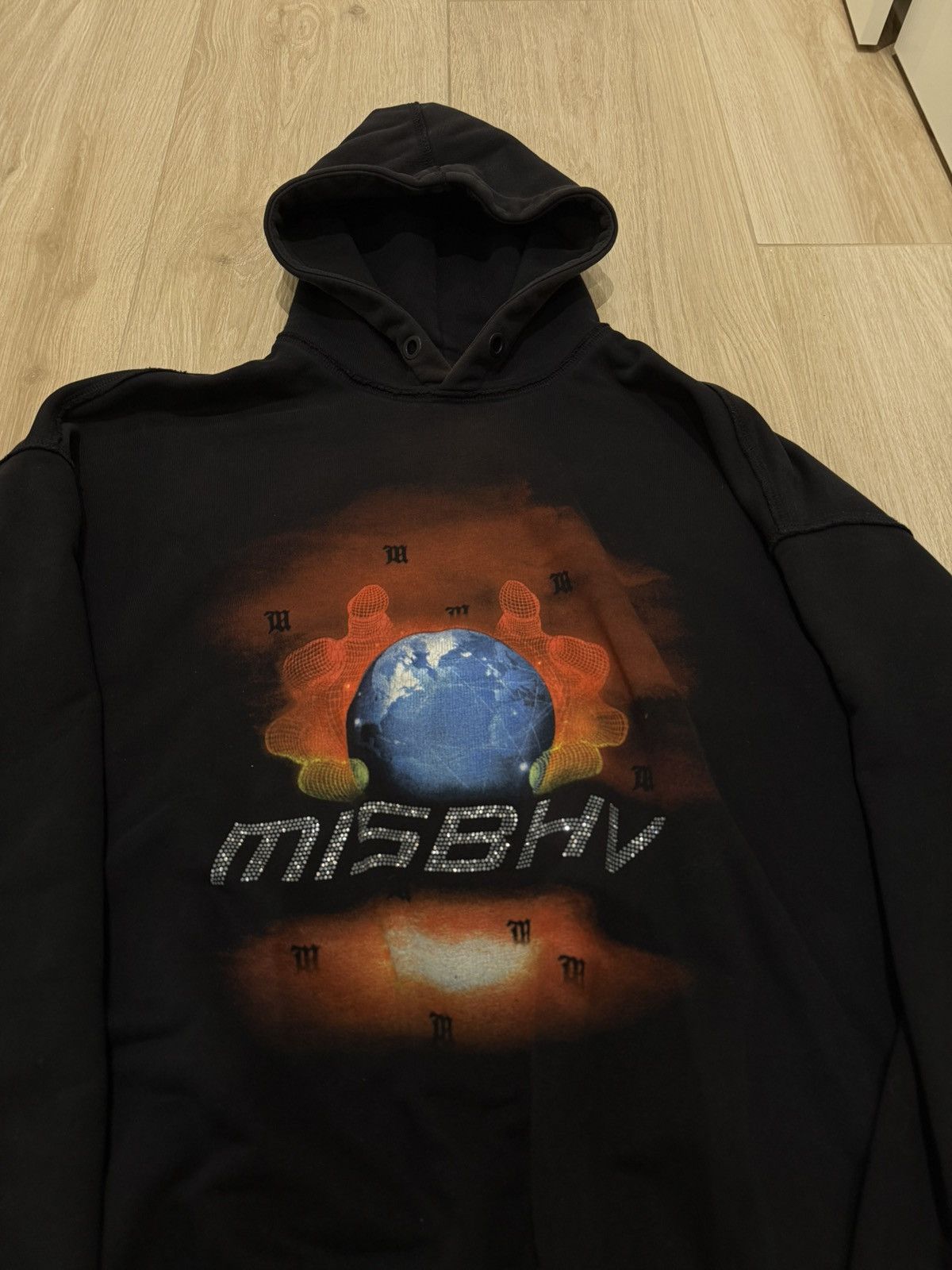 Misbhv MISBHV Rhinestone Hoodie Size US M / EU 48-50 / 2 - 1 Thumbnail