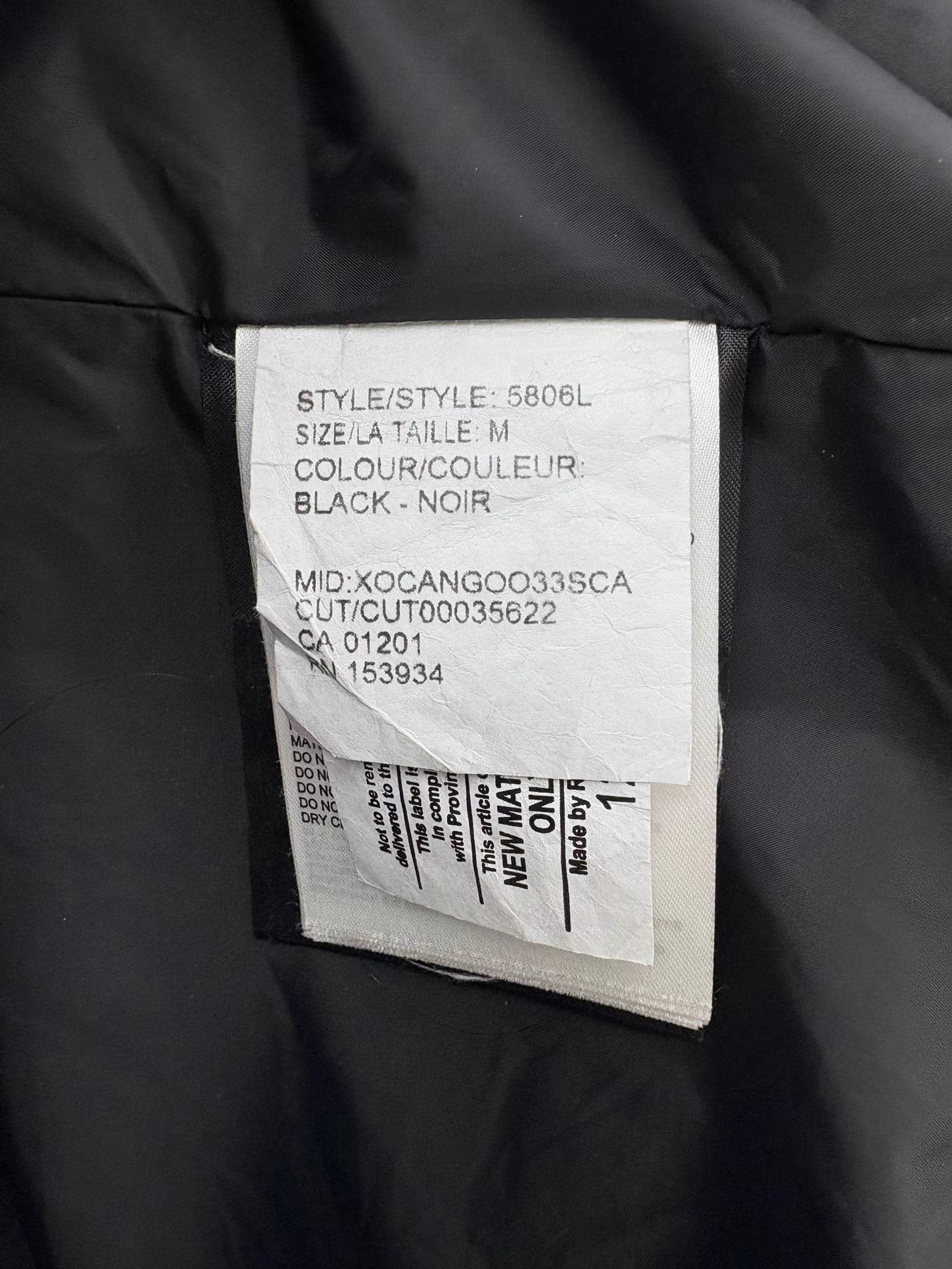 Canada Goose CANADA GOOSE GABRIOLA Black Down Parka Size US M / EU 48-50 / 2 - 5 Thumbnail