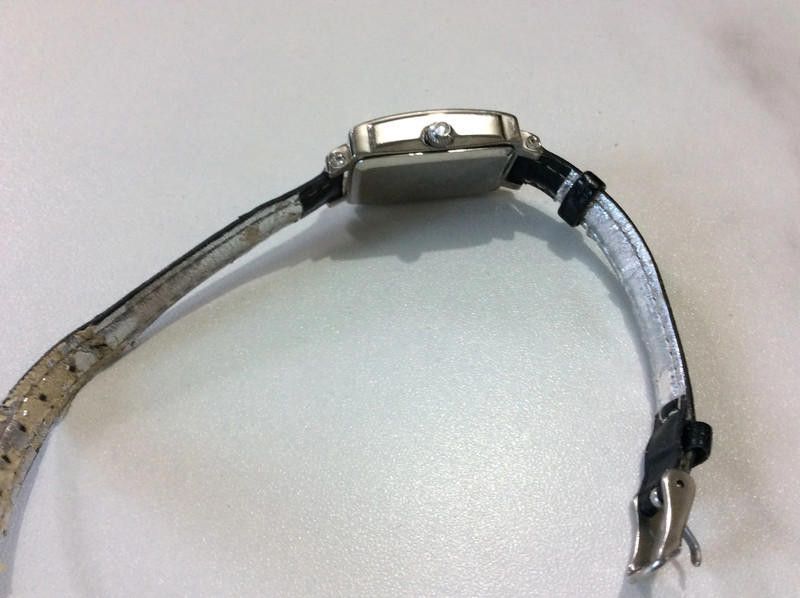 Other Lipsy ladies silver dial black leather strap watch Size ONE SIZE - 6 Thumbnail