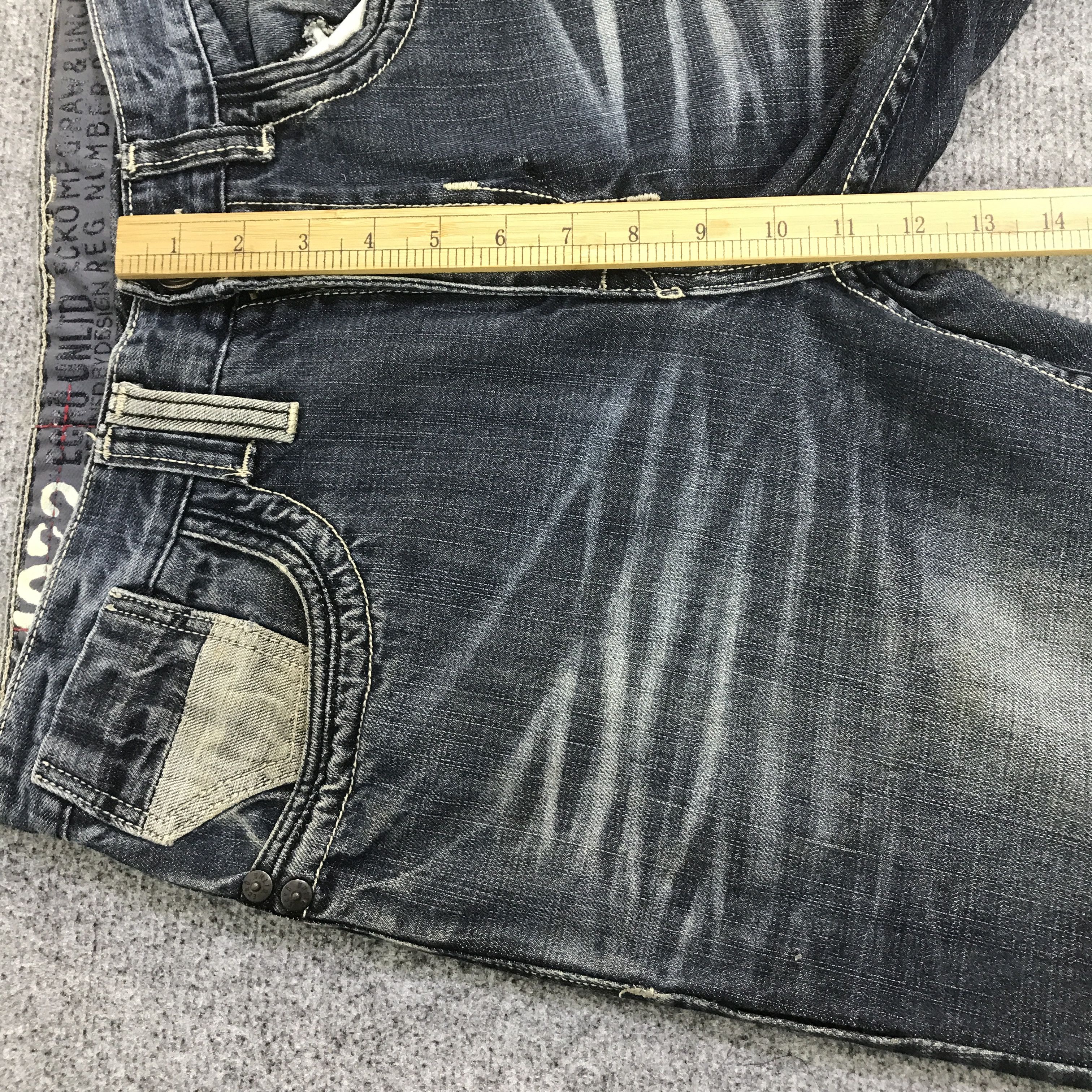 Ecko Unltd. BAGGY ECKO UNLTD DISTRESSED DENIM K118B18 Size US 32 / EU 48 - 11 Thumbnail