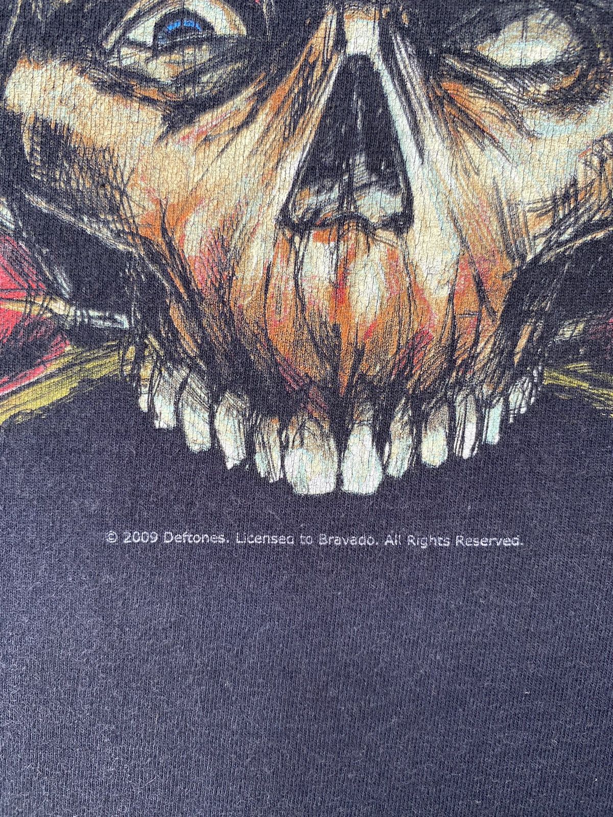 Band Tees Rare🔥Vintage Deftones Skull & Roses band Tees Size US S / EU 44-46 / 1 - 4 Thumbnail