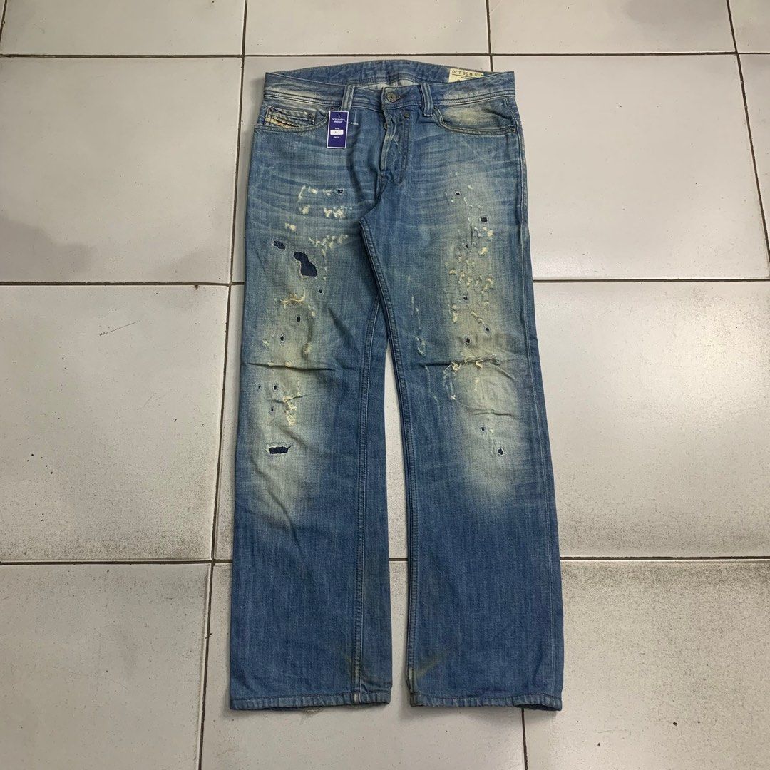 Beauty Beast × Hysteric Glamour × Japanese Brand Diesel distressed denim ripped Size US 31 - 1 Thumbnail