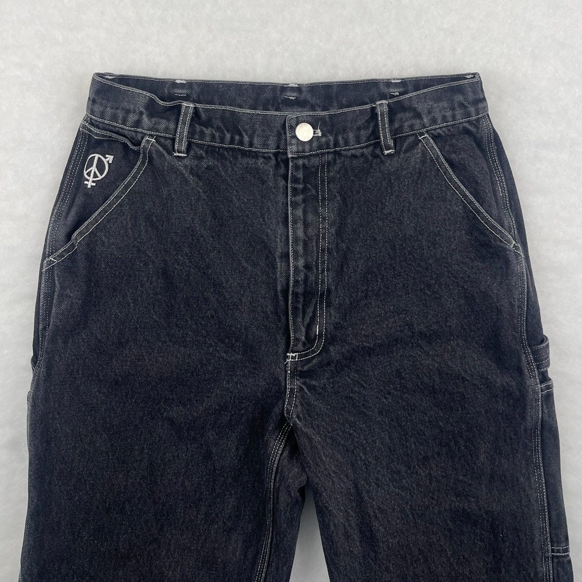 Other Sexhippies black carpenter jeans mens 30x31 Size US 30 / EU 46 - 2 Thumbnail