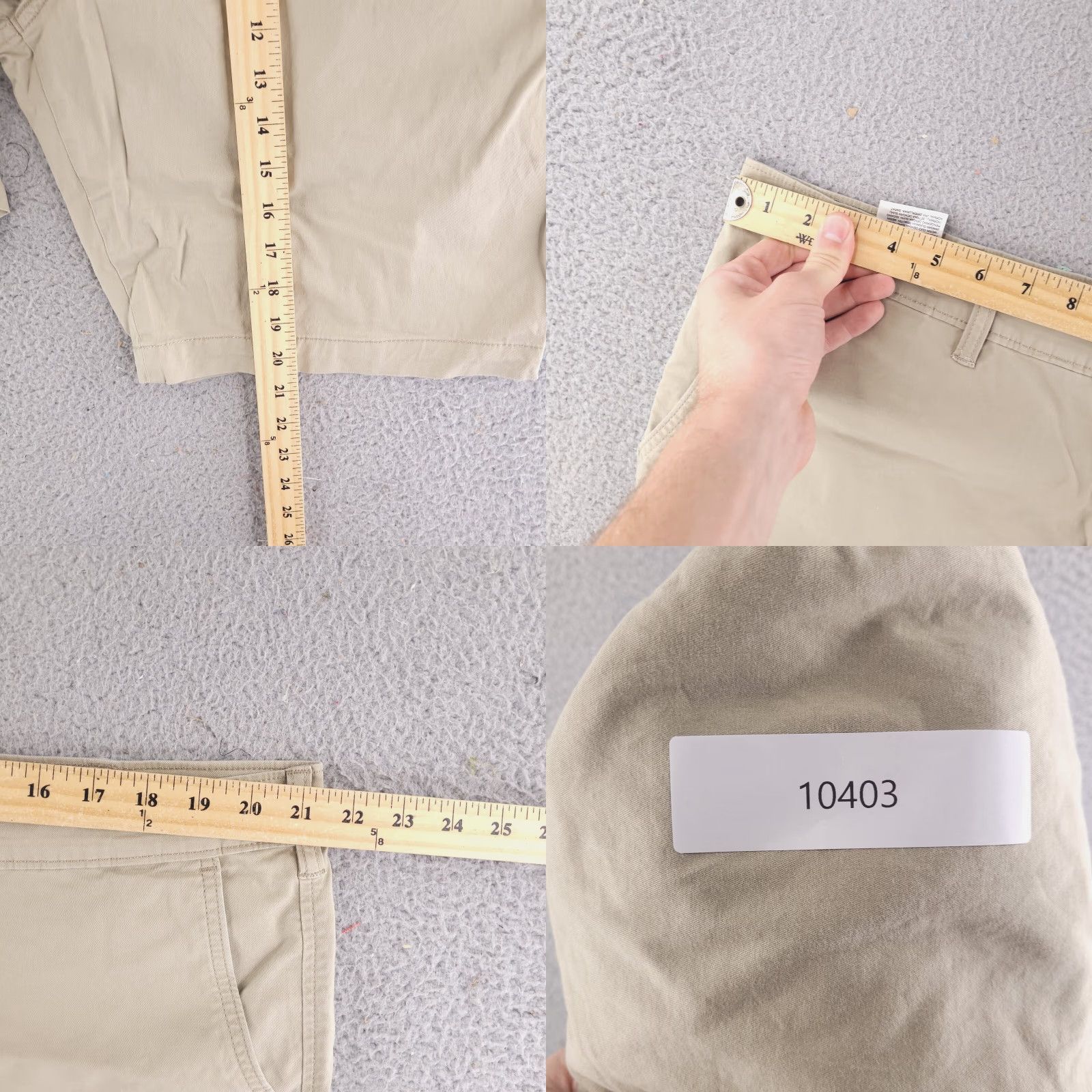 Levi's Levis Shorts Mens 42 Chino Tan 9" Inseam 9 inch Cotton Standard Taper XX Size US 42 / EU 58 - 8 Thumbnail