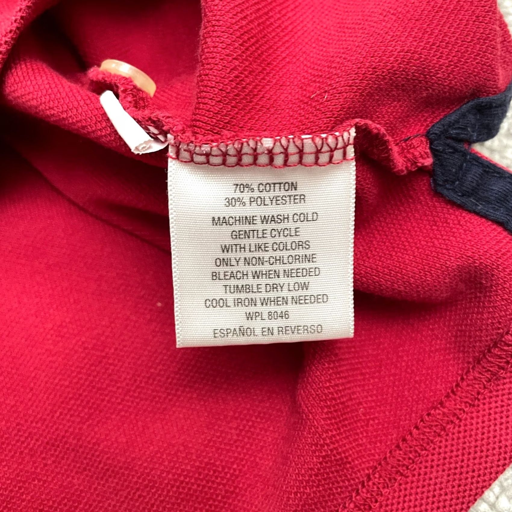 Club Room VINTAGE Club Room Polo Shirt Mens L Red Short Sleeve Cotton Casual Golf Size US L / EU 52-54 / 3 - 7 Thumbnail