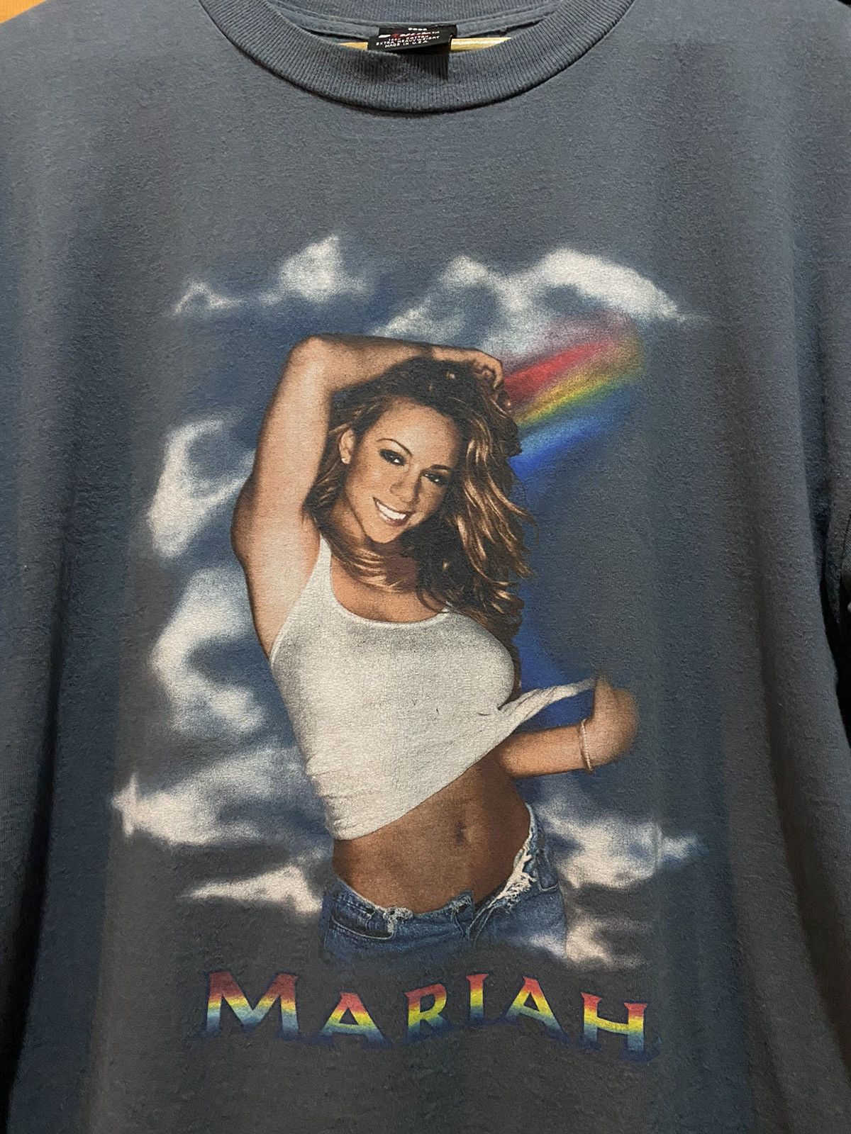 Rare × Vintage Mariah Carey Rainbow World tour shirt | Grailed