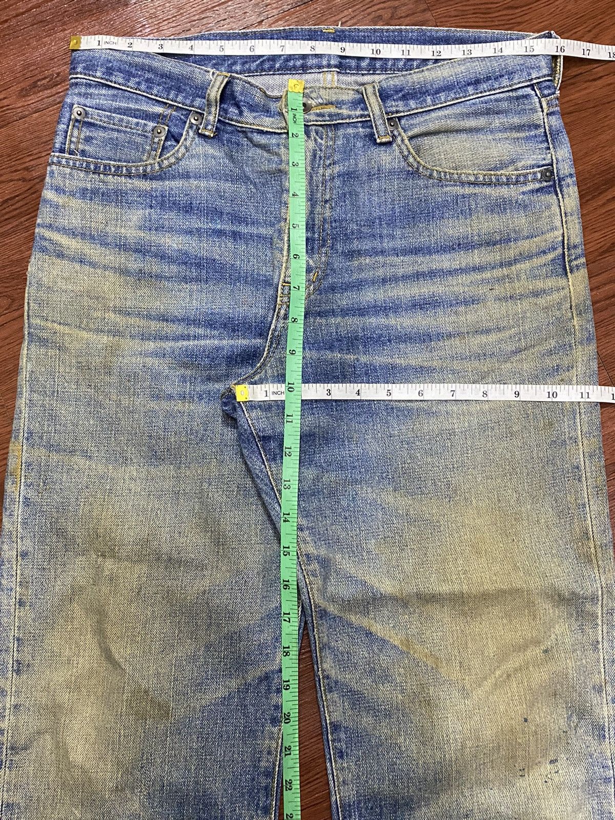 Japanese Brand Vintage Japanese Brands Uniqlo Crazy Mud Wash Loose Jeans Size US 32 / EU 48 - 8 Thumbnail
