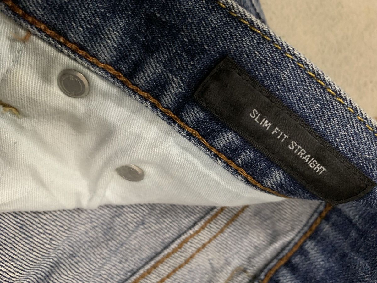 Undercover × Uniqlo Vintage Uniqlo S001 Straight Leg Distressed Grunge Jeans Size US 33 - 18 Thumbnail