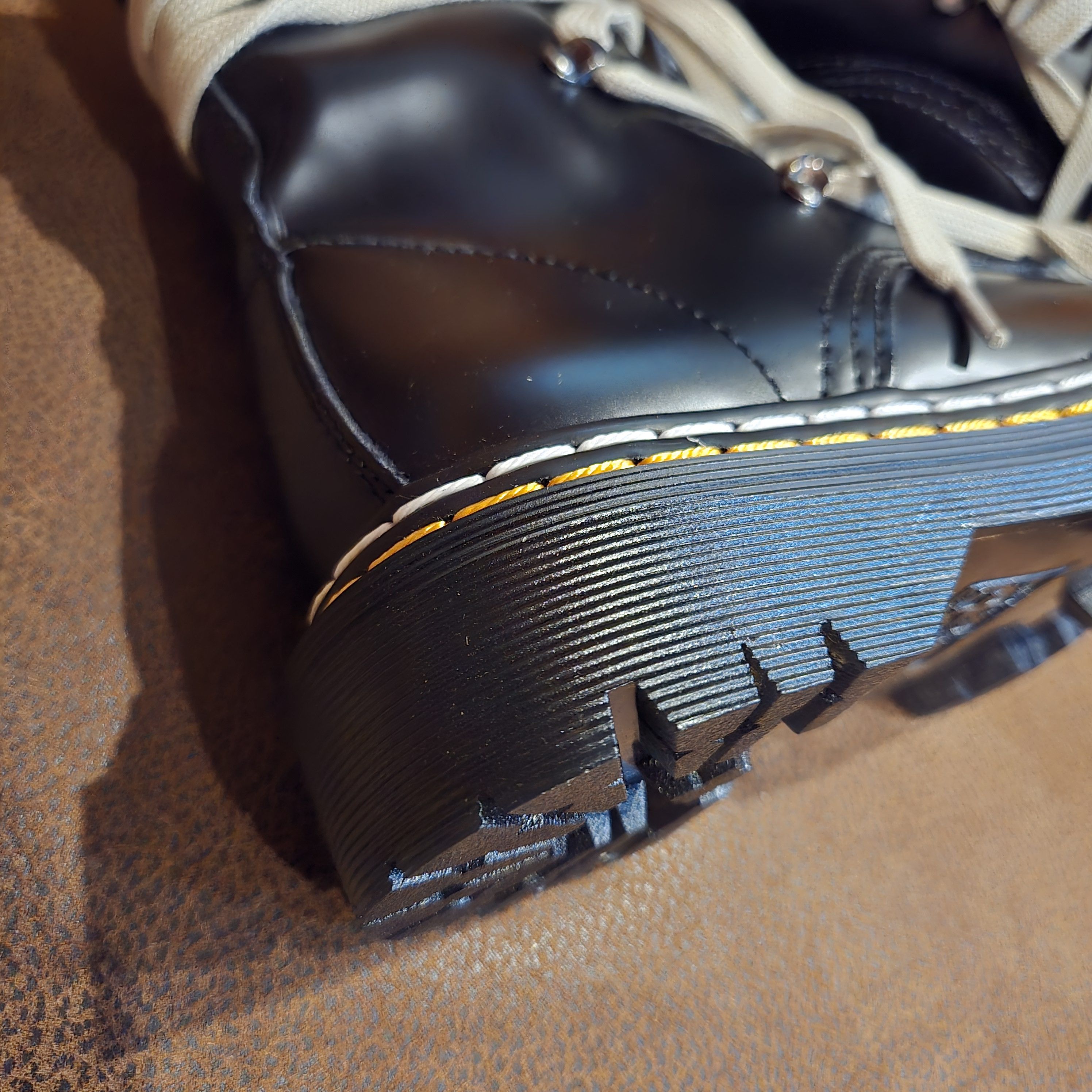 Dr. Martens Doc Dr Martens x Rick Owens 1460 Bex Leather Lace-Up Boot Size US 7 / IT 37 - 6 Thumbnail