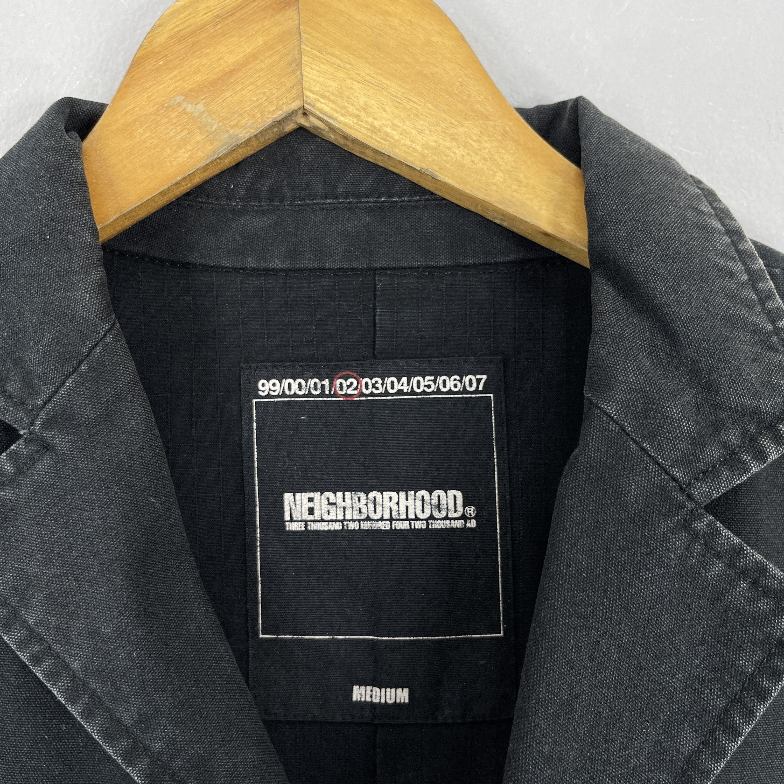 Neighborhood Vintage 1990s NEIGHBORHOOD Sun Faded Workwear Jacket Size US M / EU 48-50 / 2 - 6 Thumbnail