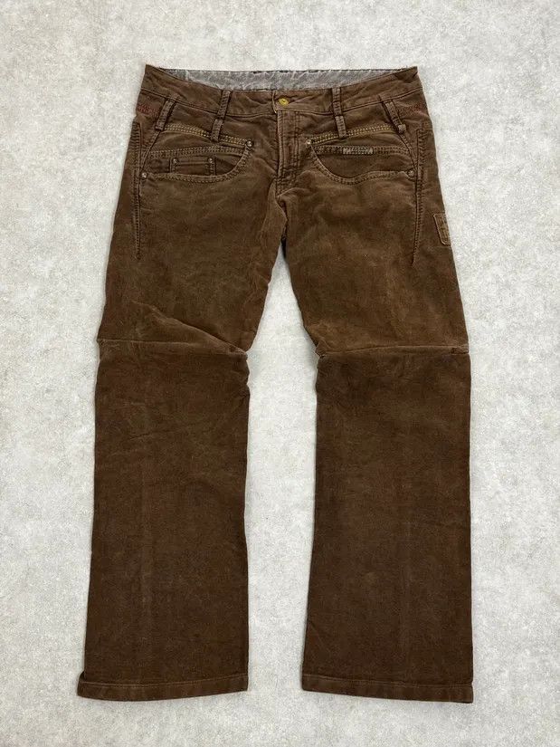 Marithe + Francois Girbaud 2000s Marithé + François Girbaud Brown Signature Pants Size US 32 / EU 48 - 1 Thumbnail