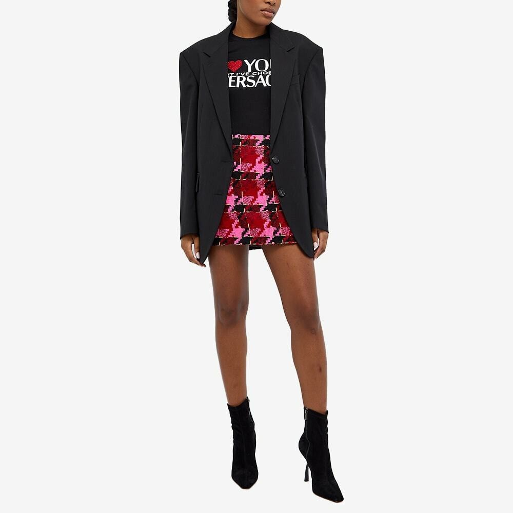 Versace o1y0226 Logo Crewneck T-Shirt in Black Size XS / US 0-2 / IT 36-38 - 5 Thumbnail