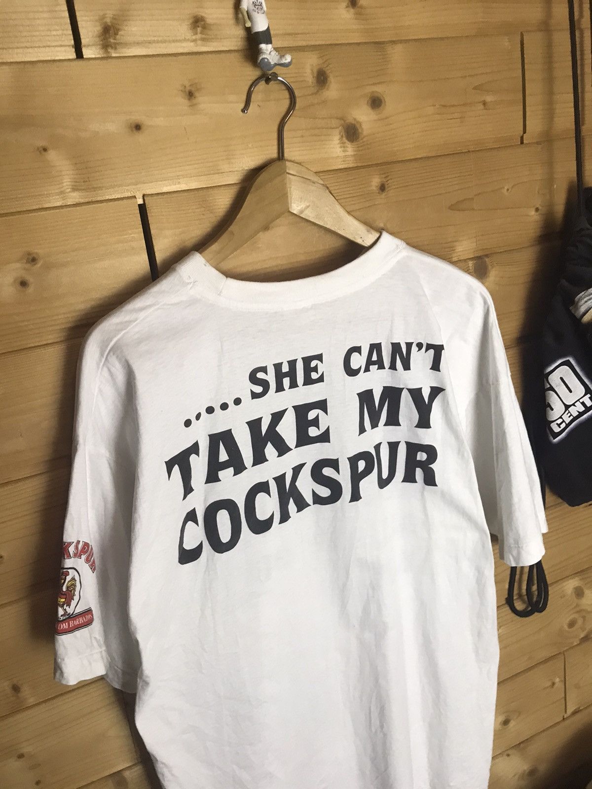 Vintage Vintage 90’s Cockspure single stitch t-shirt Size US XL / EU 56 / 4 - 14 Thumbnail