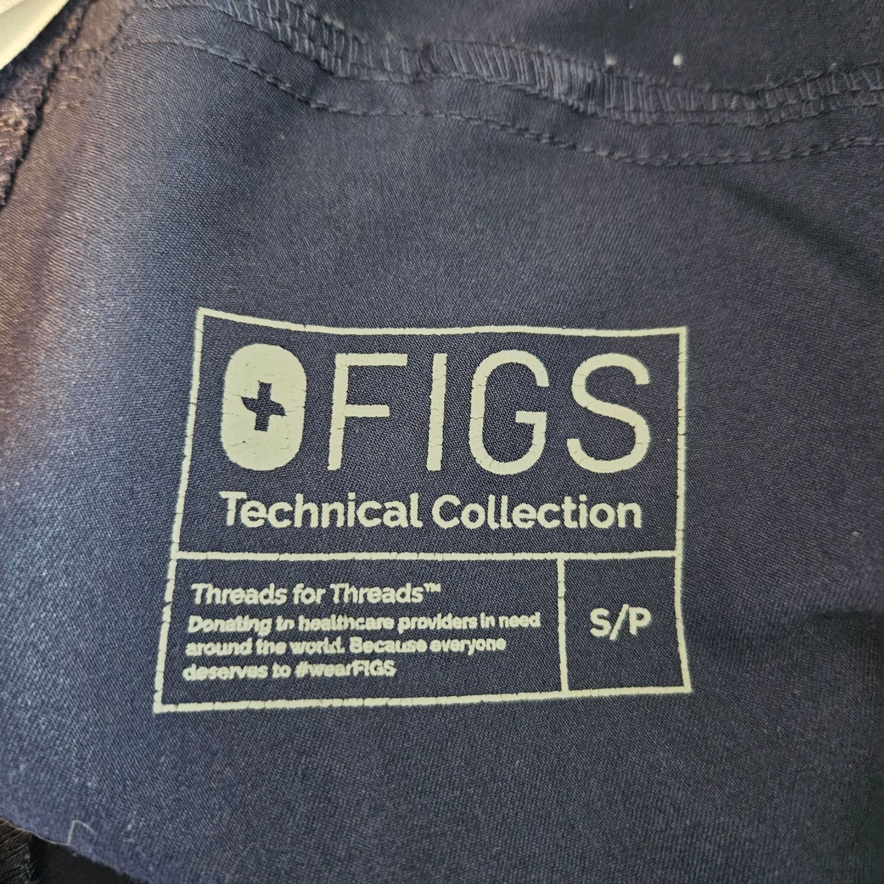 Vintage VINTAGE Figs Technical Collection Womens Scrub Pants Small Blue Mid Rise Drawstring Size 28" / US 6 / IT 42 - 7 Thumbnail
