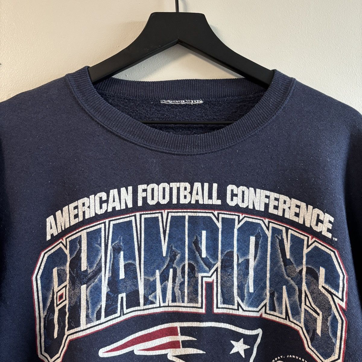 NFL × Vintage Vintage 90s AFC champions Patriots crewneck Size US L / EU 52-54 / 3 - 3 Thumbnail