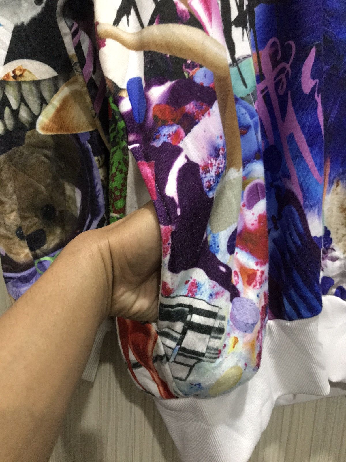 Japanese Brand Rare! Tavas Tokyo Halloween Bear Fullprint Hoodie Size US L / EU 52-54 / 3 - 4 Thumbnail