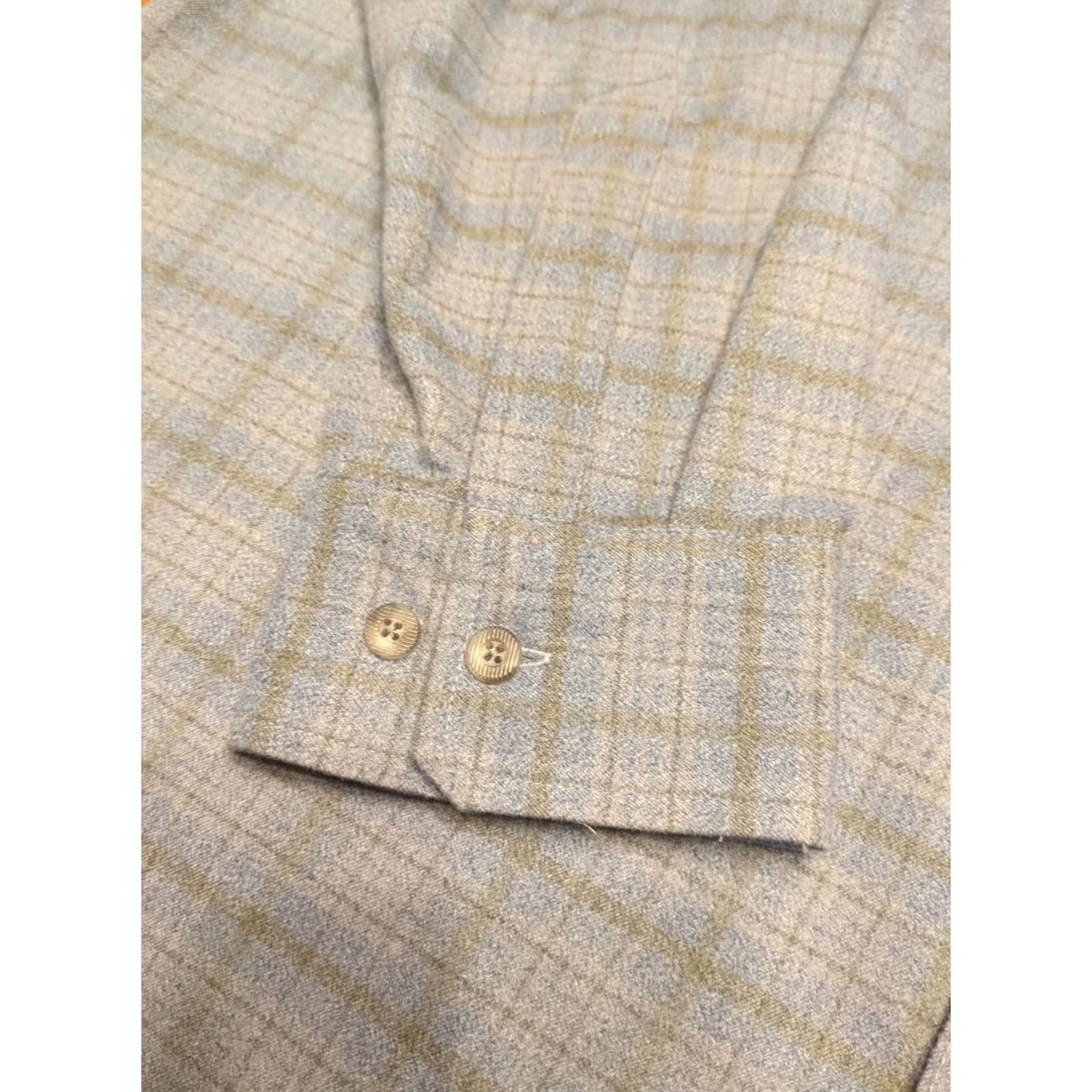 Vintage VINTAGE Cabela’s Nylon Polyester Button Up Performance Shirt Long Sleeve Plaid XL Mens Blue Size US XL / EU 56 / 4 - 2 Thumbnail
