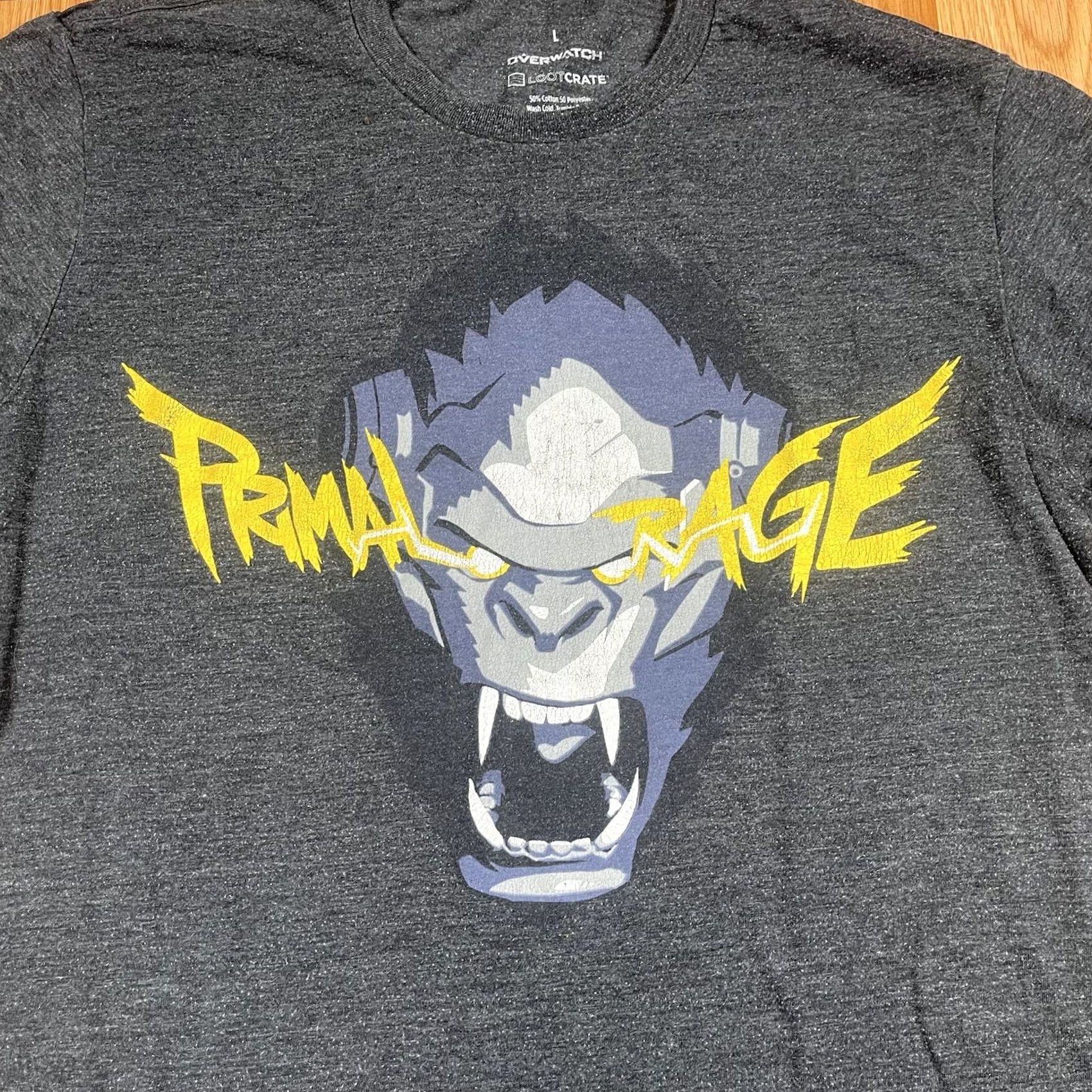 Vintage Overwatch CrewNeck Graphics Shirt Mens Large Loot Crate Gray Cotton Blend - Excellent Condition Size US L / EU 52-54 / 3 - 2 Thumbnail