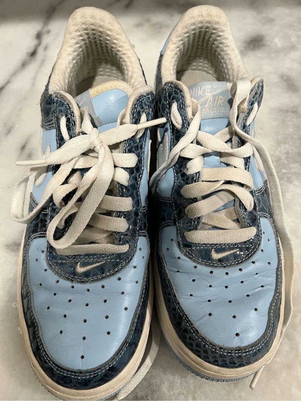 Nike Nike Air Force 1 Premium Blue - 309439-411 size 7.5 Size US 7.5 / IT 37.5 - 3 Thumbnail
