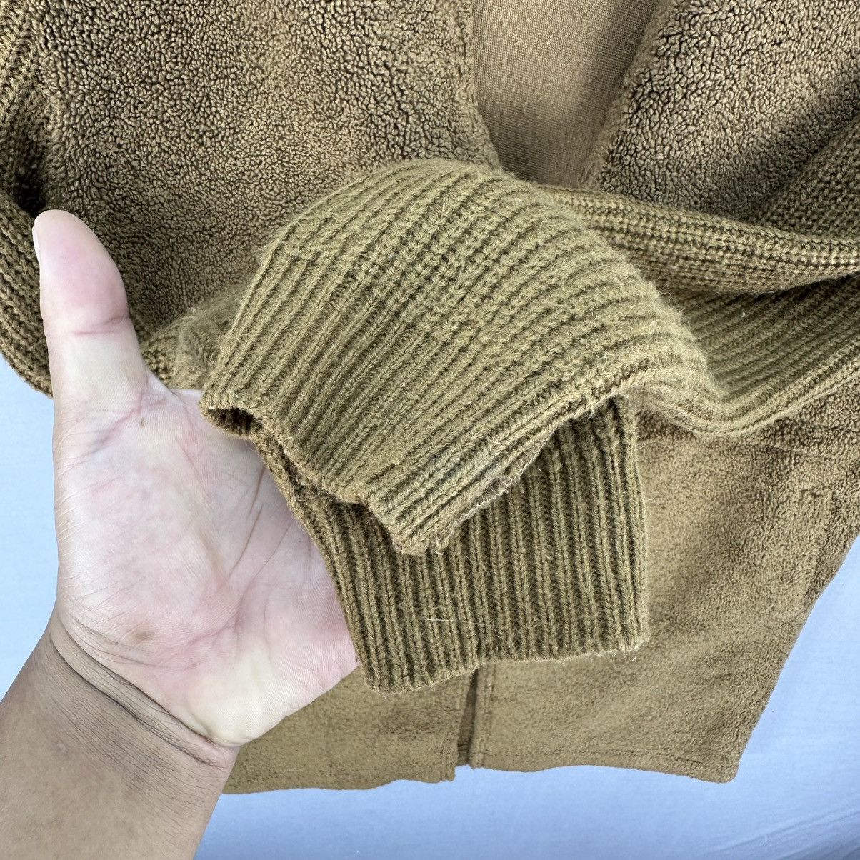 Japanese Brand × Vintage Vintage 90's Deep Pile Cardigan Women Jacket by Mal La Size XS / US 0-2 / IT 36-38 - 11 Thumbnail