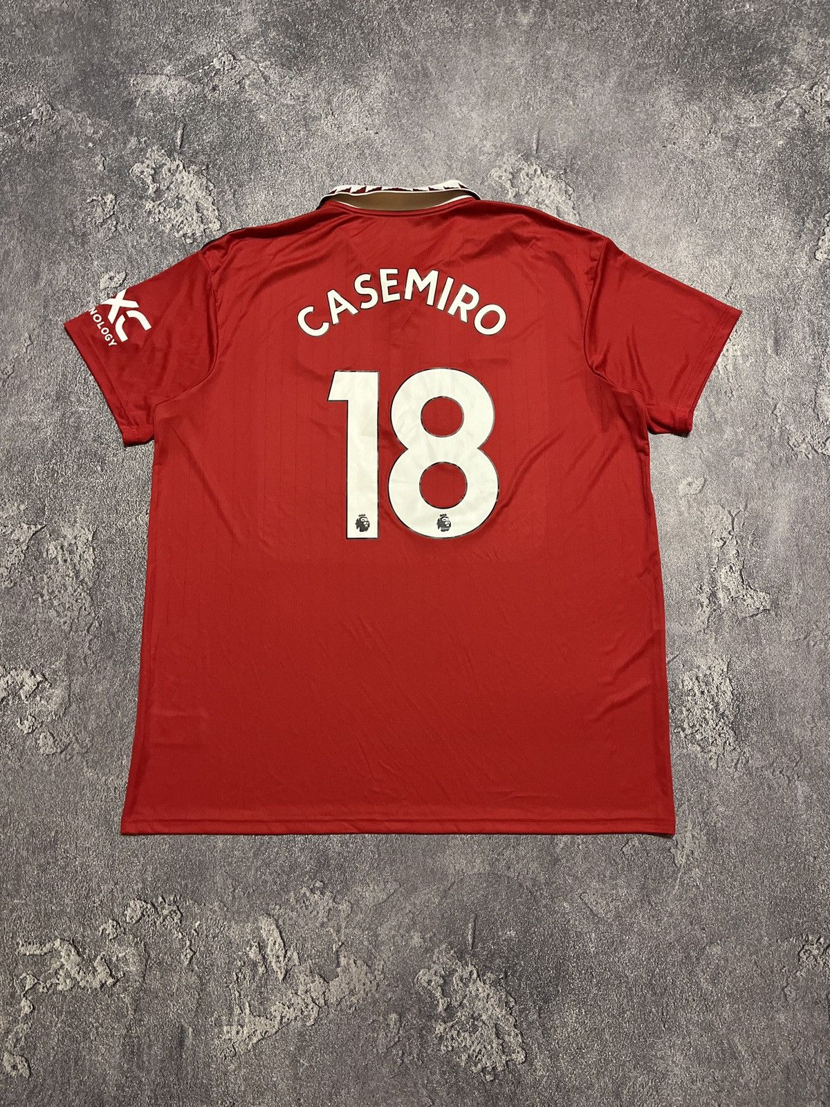 Adidas × Vintage Adidas Manchester United Casemiro Jersey Size US XXL / EU 58 / 5 - 3 Thumbnail