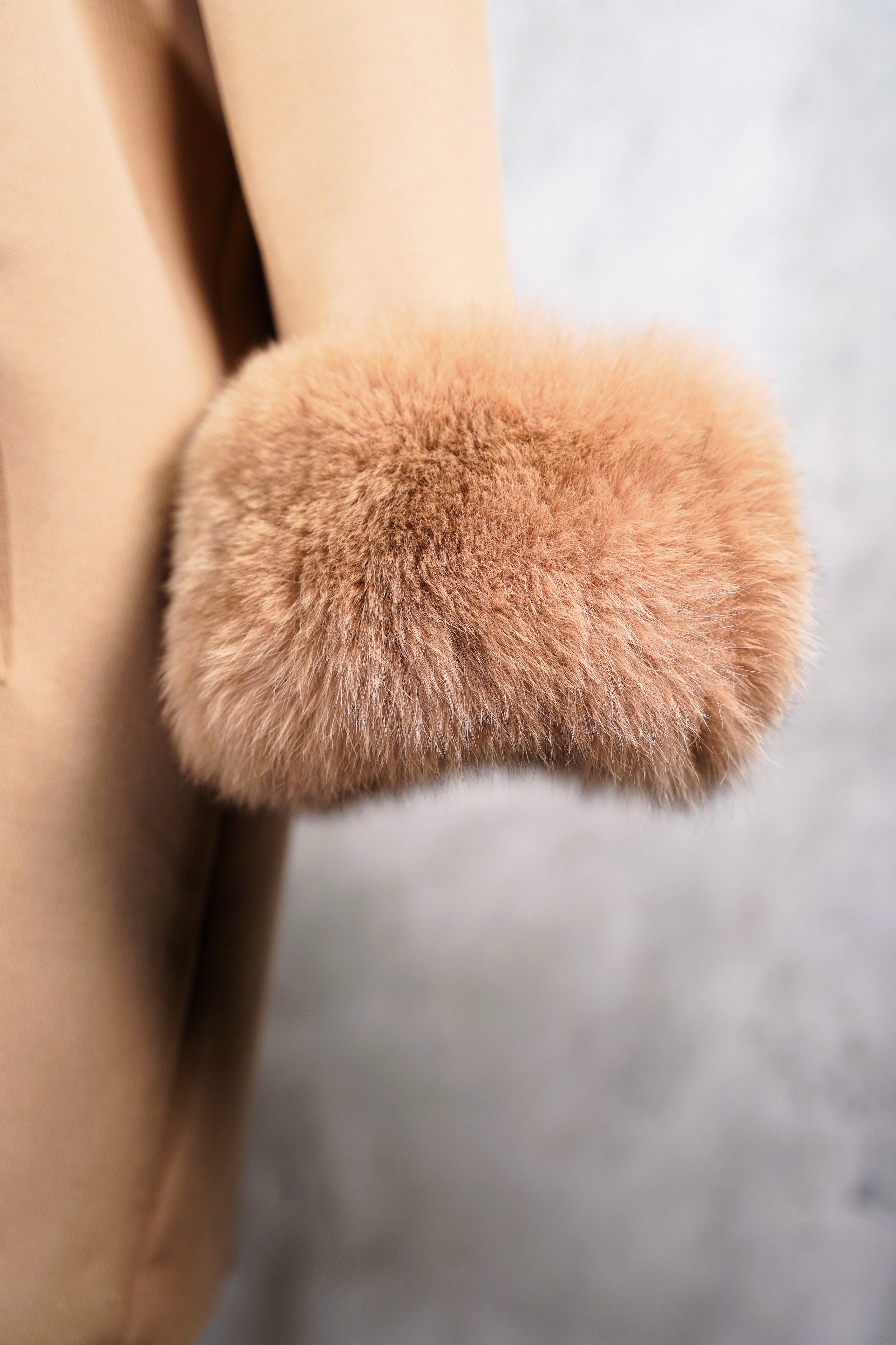 Other Meotine Jacket Coat Trench x Fox Fur Size S / US 4 / IT 40 - 6 Thumbnail