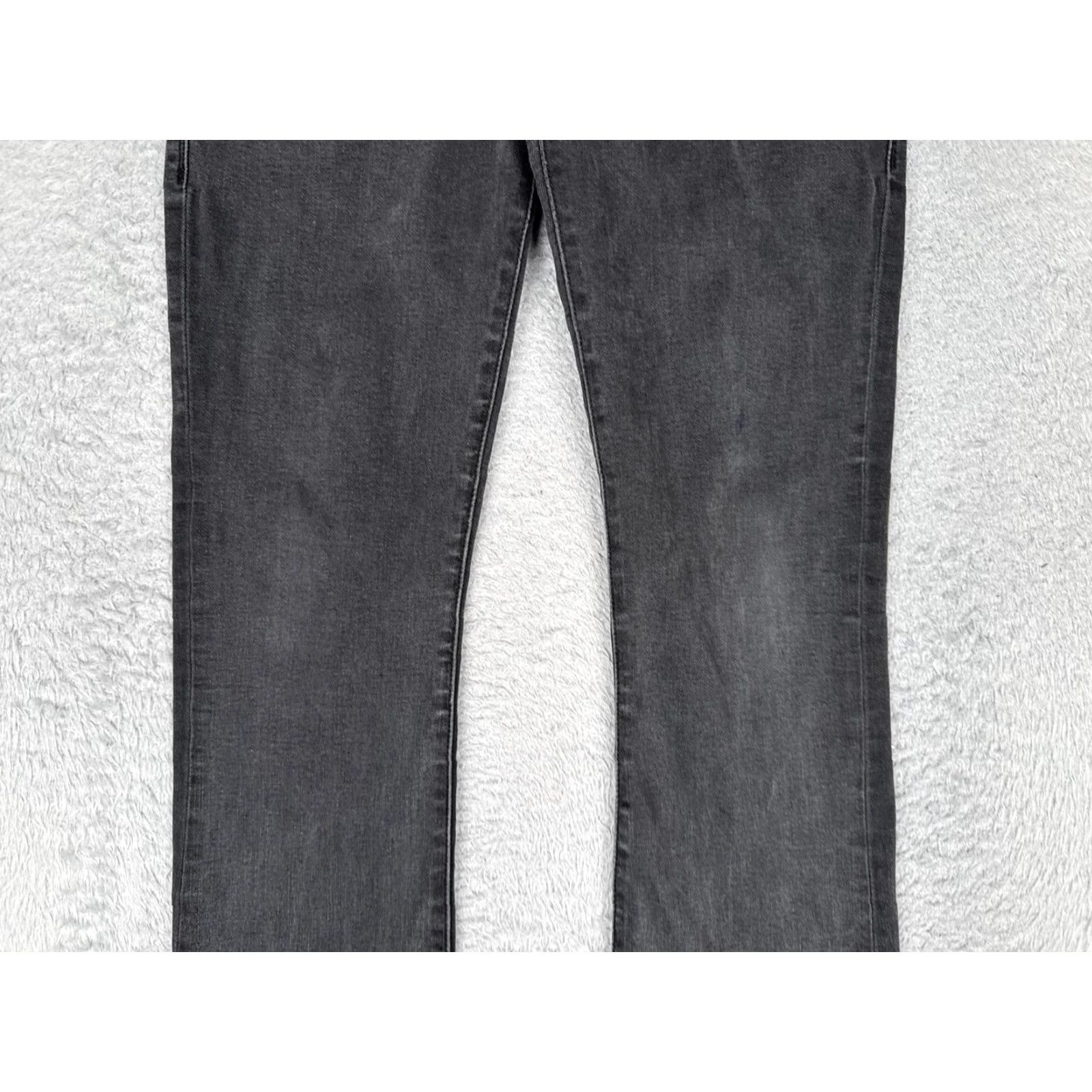 Vintage Rock & Republic Kendra Curvy Bootcut Jeans Womens 10 Gray Charcoal Wash 30x31 Denim Jeans Rock & Republic Kasandra Womens Size 32" / US 10 / IT 46 - 3 Thumbnail