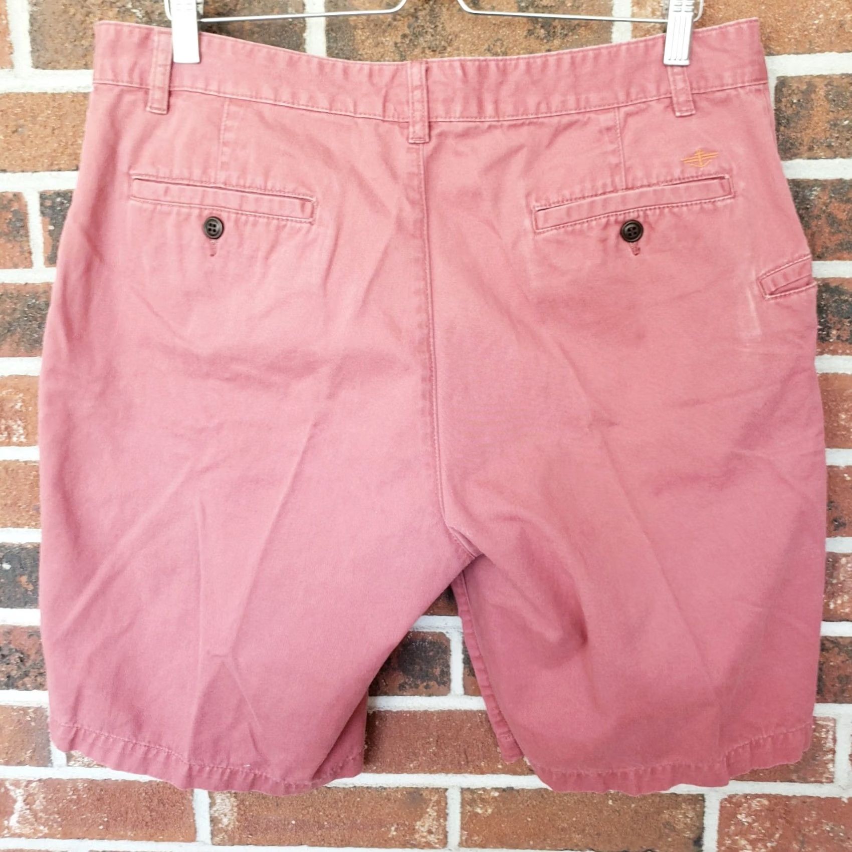 Dockers DOCKERS Shorts Mens Size 36 Red 100% Cotton 10" Inseam Flat Front Pockets Casual Size US 36 / EU 52 - 6 Thumbnail