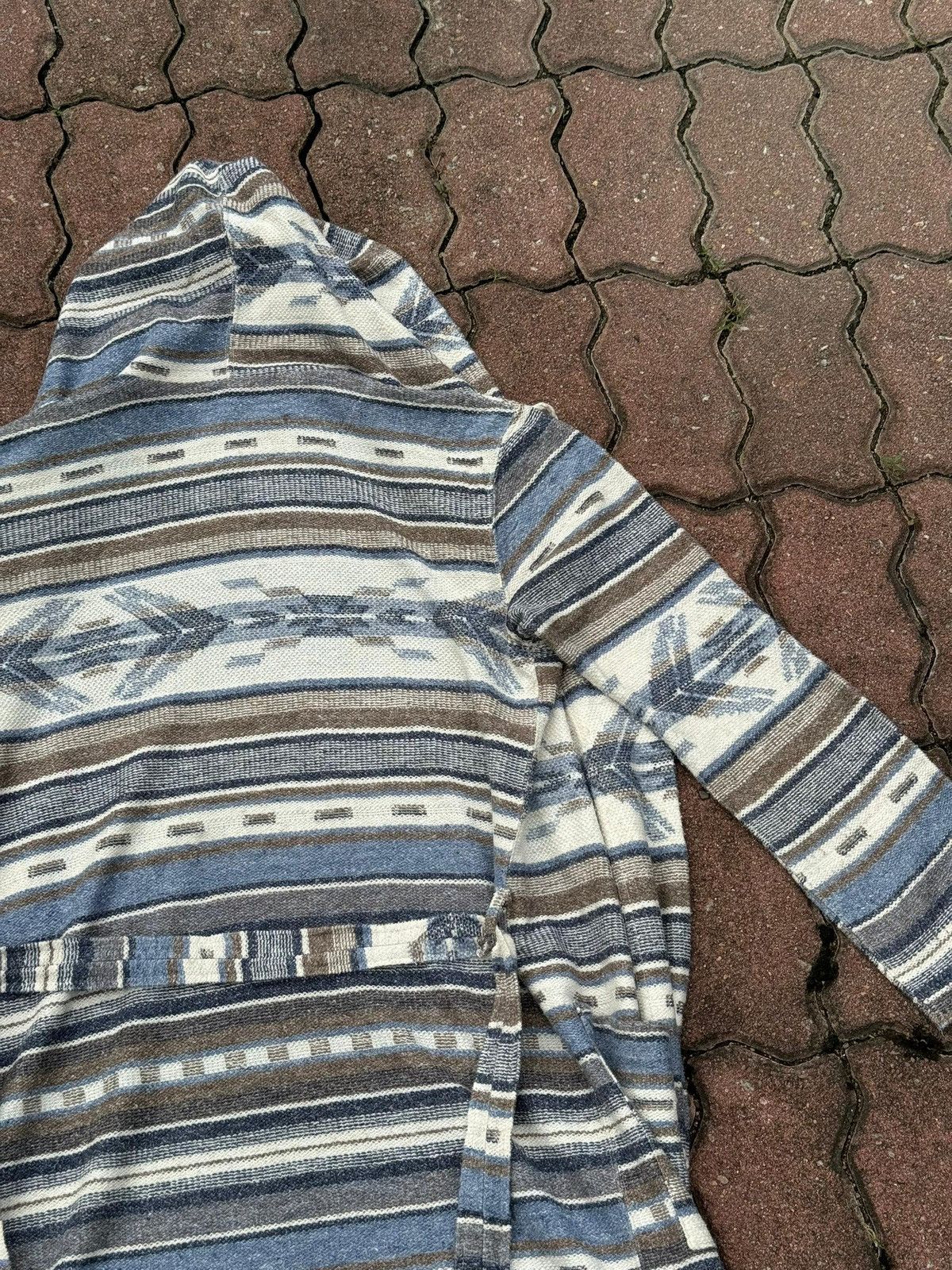If Six Was Nine × Japanese Brand × Native NATURAL VINTAGE GOA Native Blanket Long Cardigan Size US M / EU 48-50 / 2 - 10 Thumbnail