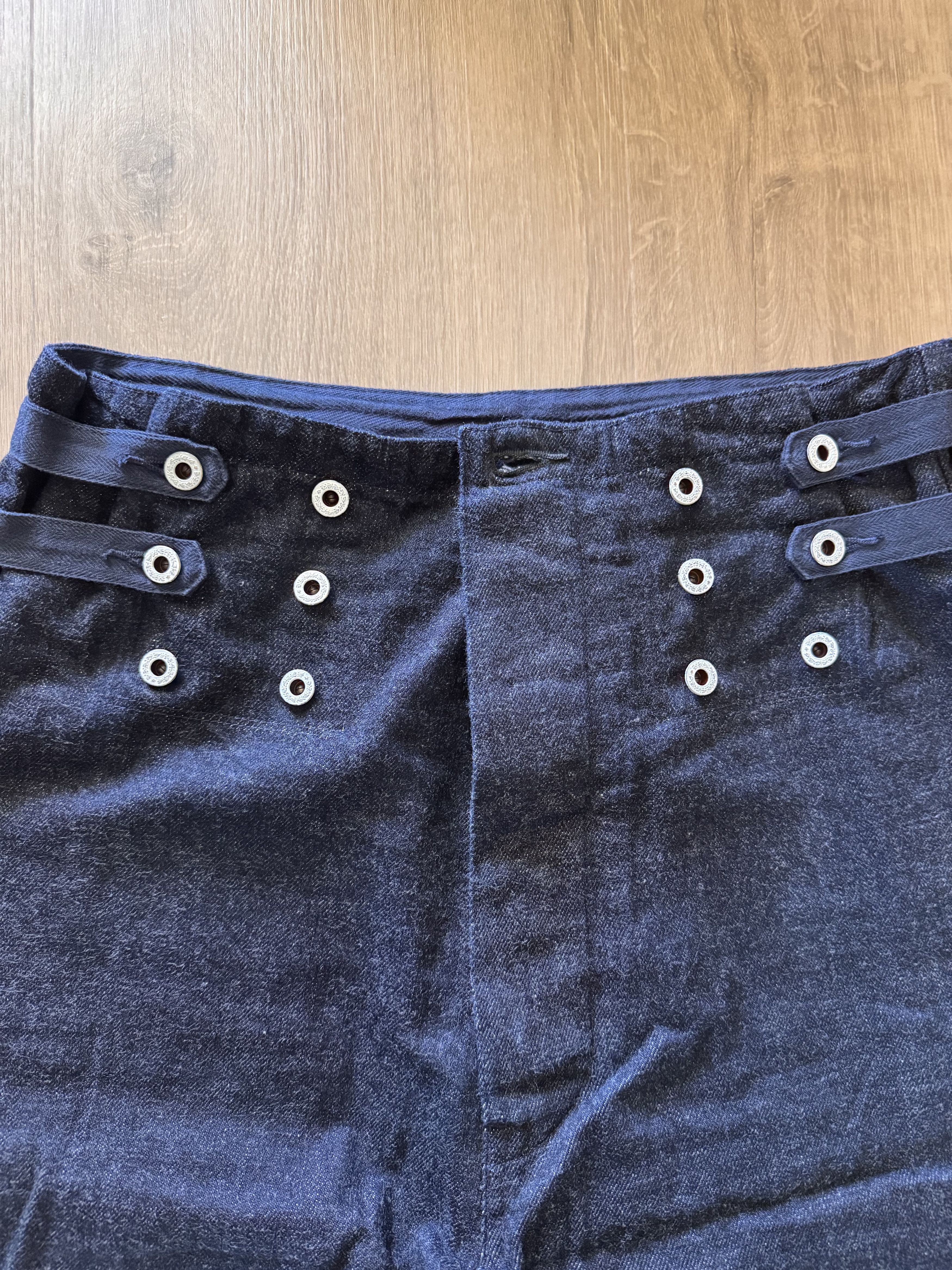 Kapital Kapital 12OZ DENIM 7-STARS SUSPENDER PANTS Size US 30 / EU 46 - 2 Thumbnail