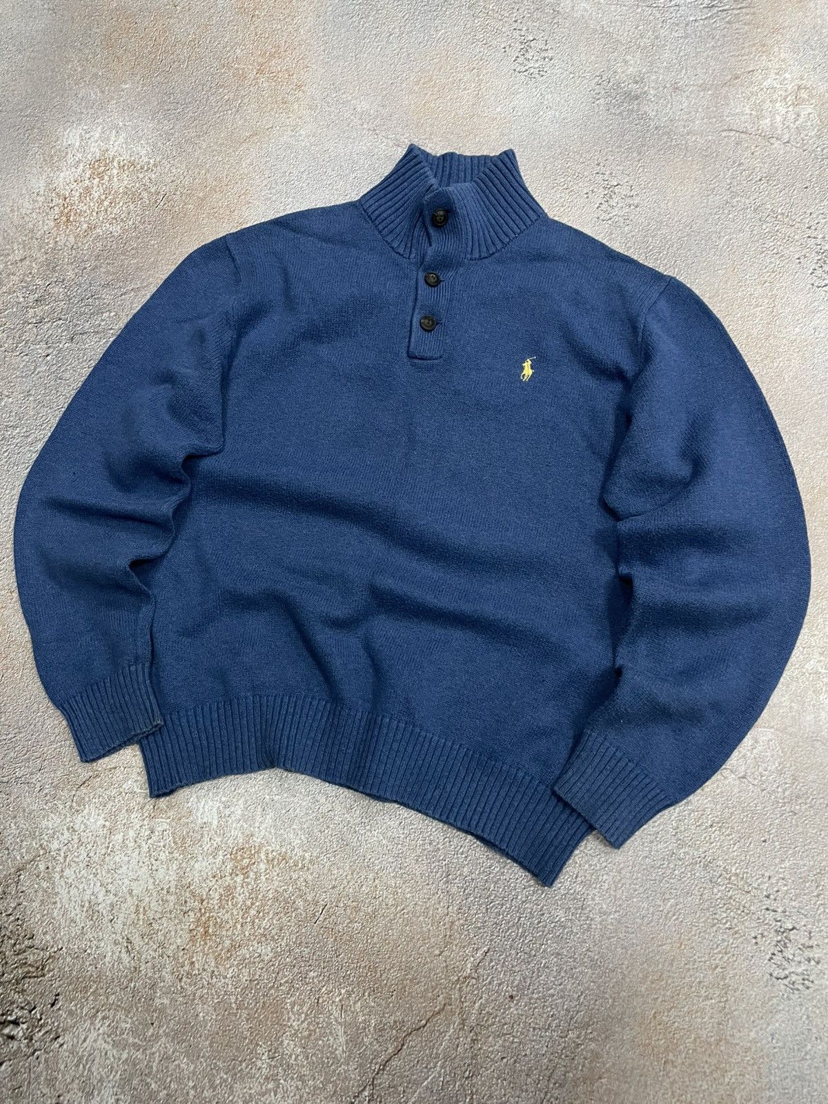 Polo Ralph Lauren Polo Ralph Lauren Heavy Cotton Knit Sweater Size US XL / EU 56 / 4 - 2 Thumbnail