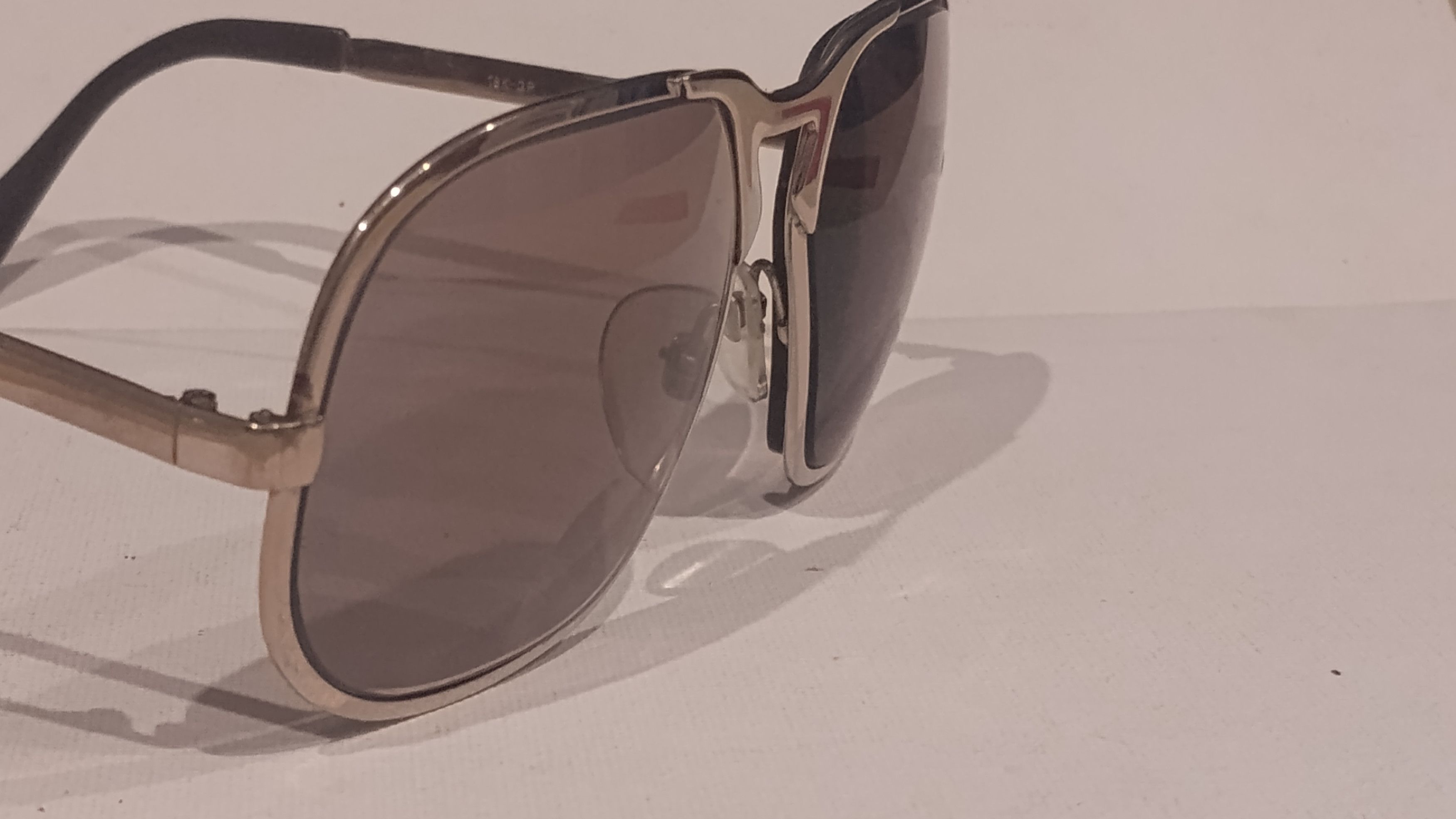 Other Vintage 18kt GP Old School Aviator Sunglasses w/case Italy. Size ONE SIZE - 1 Thumbnail