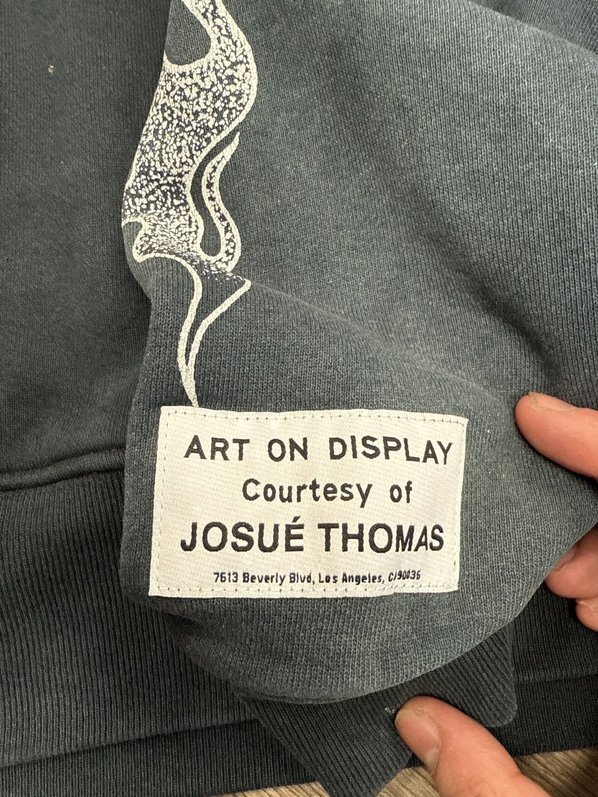 Gallery Dept. Gallery dept flames hooded sweatshirt black 2xl Size US XXL / EU 58 / 5 - 7 Thumbnail