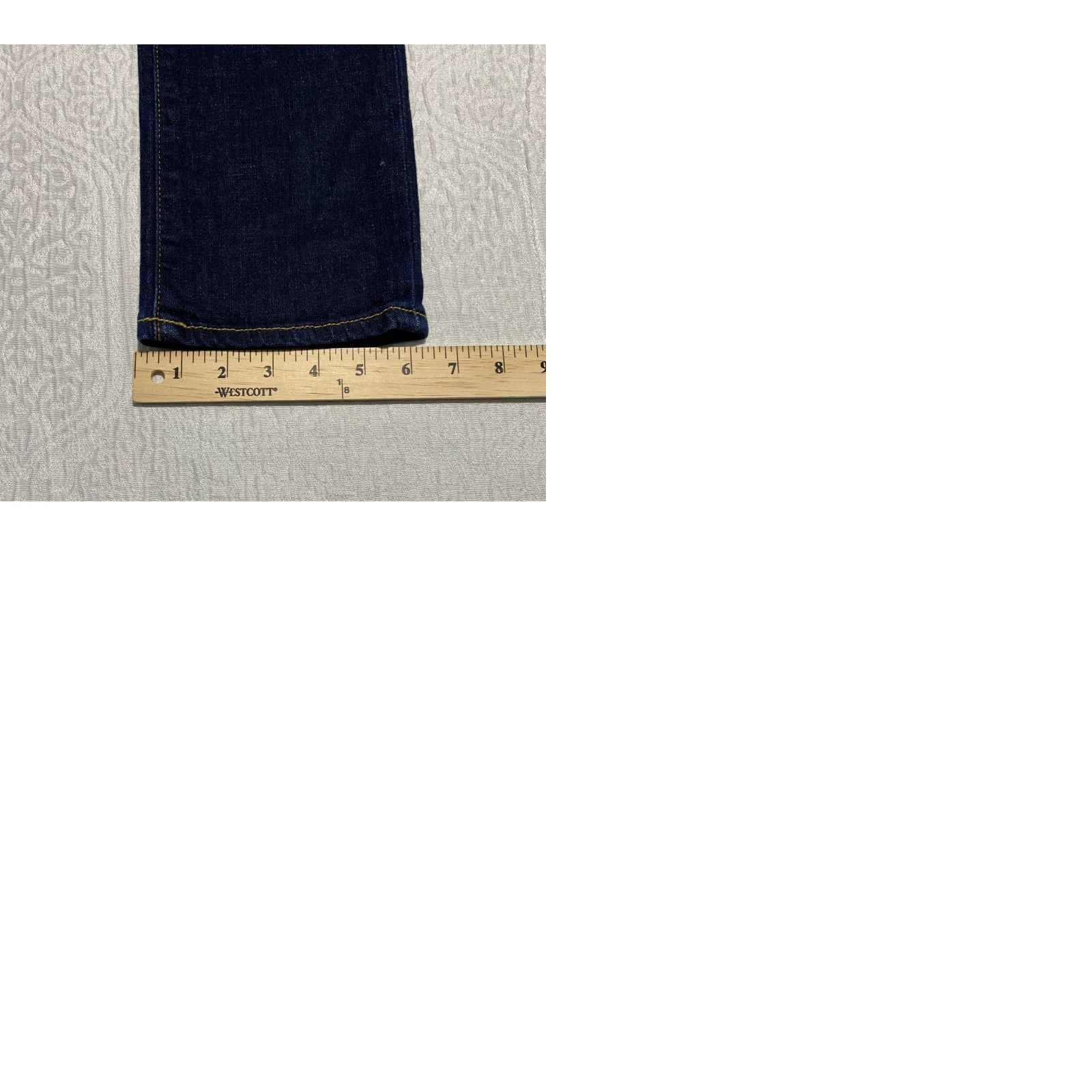 Denime X2 Jeans Skinny Women's Size 0 Blue 30x33 Denim Low Rise Pocket Embroidered 5-Pocket Quality Size 25" / US 0 / IT 36 - 9 Thumbnail