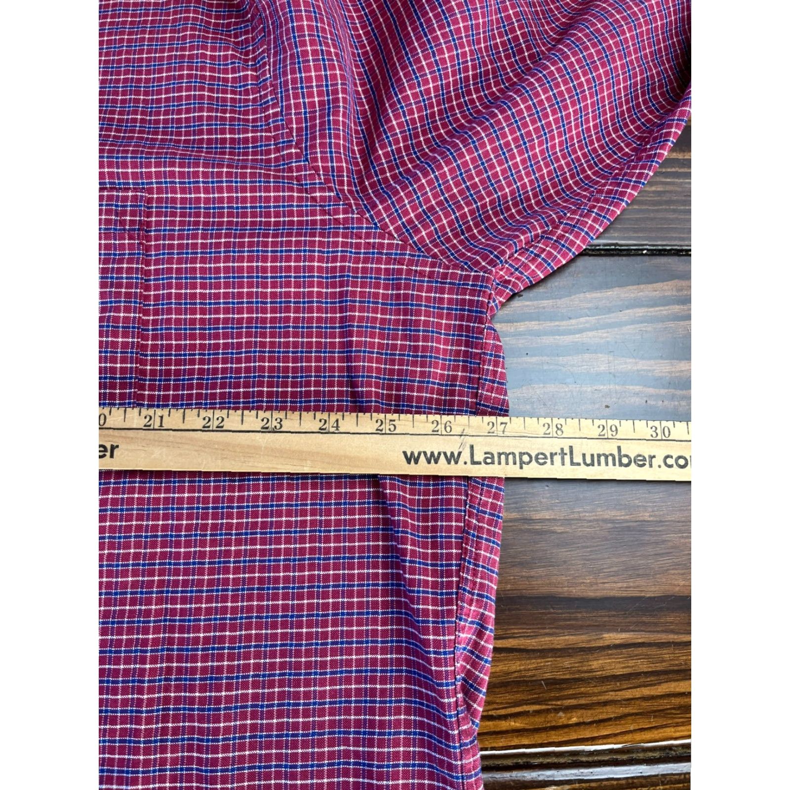 Chaps Chaps Shirt Mens XL Plaid Oxford Classic Fit Button-Up Casual Red Blue 18-18.5 36/37 Size US XL / EU 56 / 4 - 3 Thumbnail