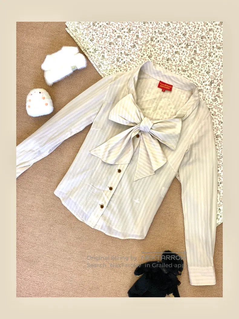Vivienne Westwood Vivienne Westwood Striped Shirt vintage second-hand produc Size M / US 6-8 / IT 42-44 - 1 Thumbnail