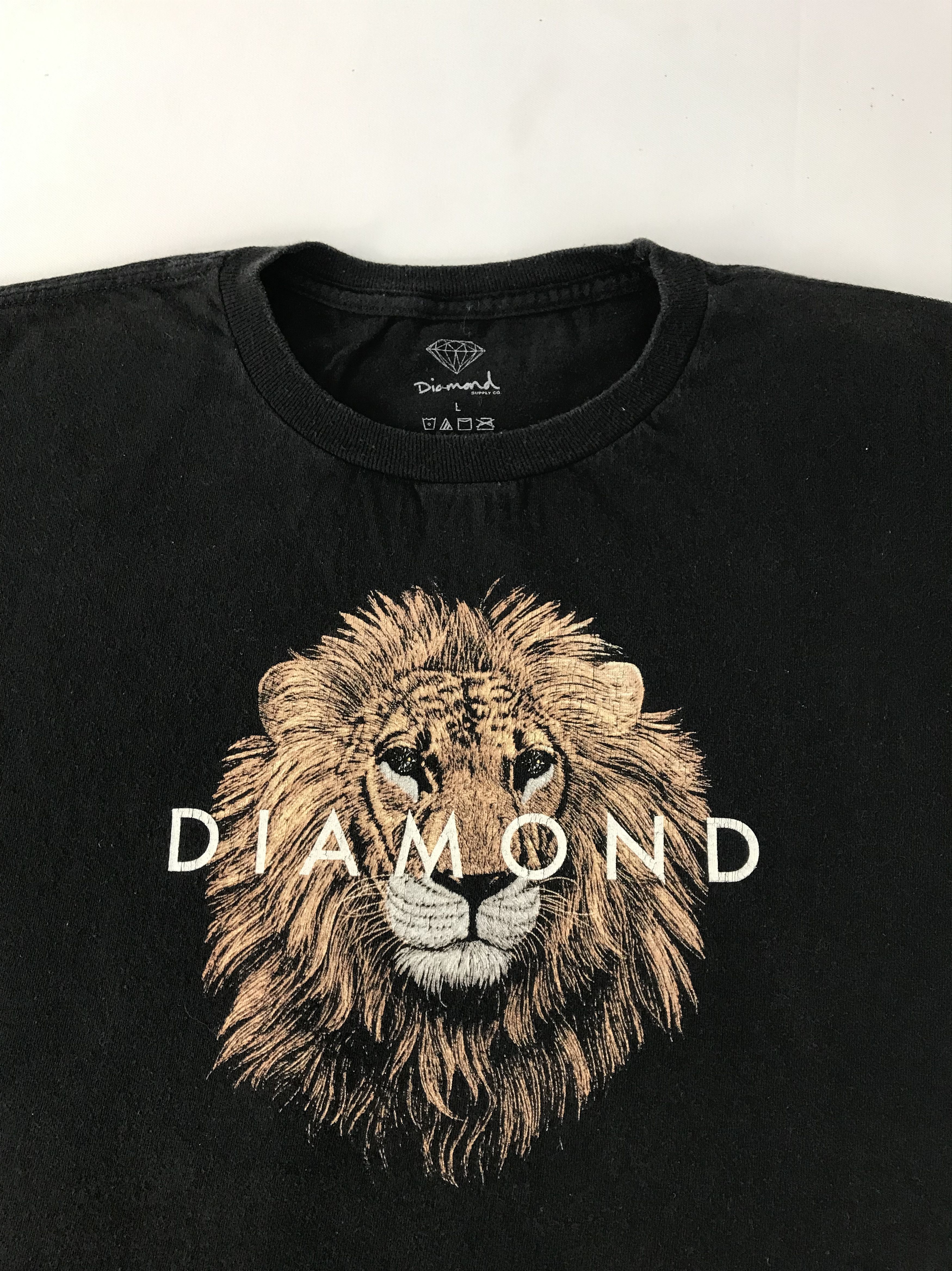 Diamond Supply Co. Diamond Supply Co Big Male Lion Graphic Printed Tee Size US S / EU 44-46 / 1 - 4 Thumbnail