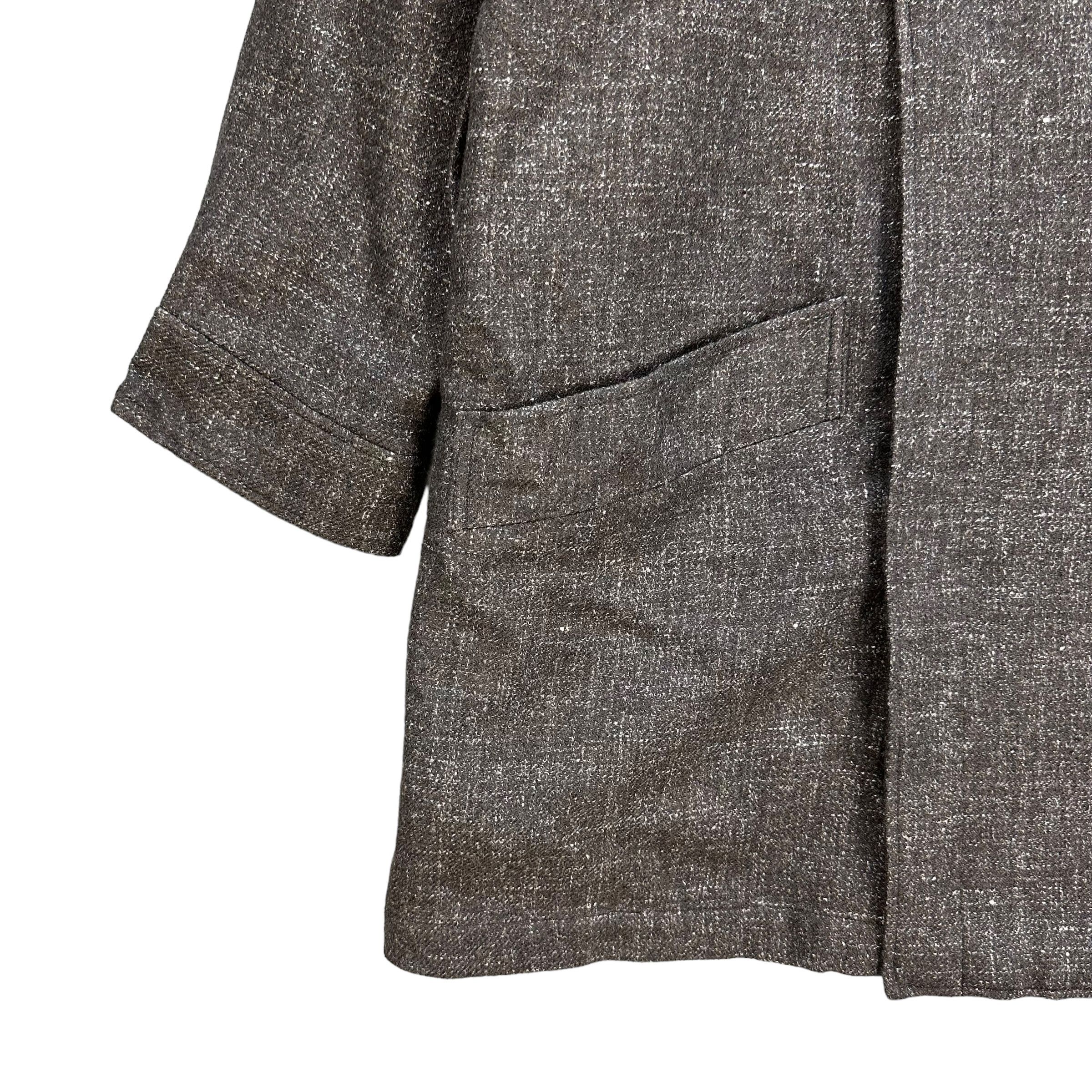 Japanese Brand PACO ROBANNE PARIS Asymmetrical Wool Overcoat #A17-0412 Size US M / EU 48-50 / 2 - 5 Thumbnail