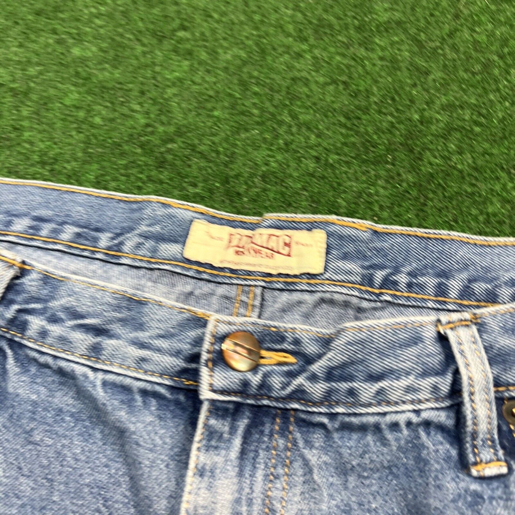 Vintage Big Mac Workwear Jeans Mens Measures 36x31 Carpenter Painter Denim Work Pants Size US 36 / EU 52 - 4 Thumbnail