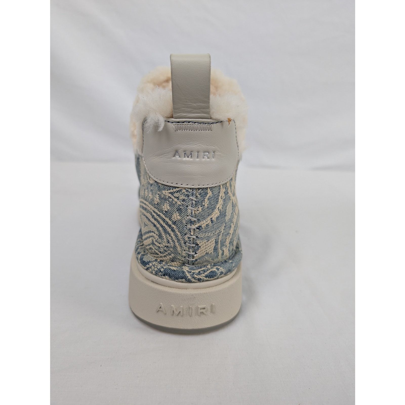 Amiri o1rshd1 Malibu Boot in Wash Indigo Size US 12 / EU 45 - 16 Thumbnail