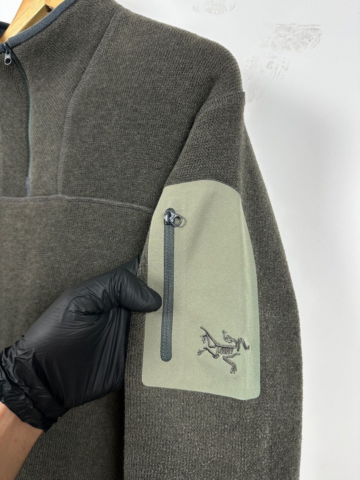 Arc'teryx Vintage Arcteryx Khaki Polartec Fleece Jacket Size US M / EU 48-50 / 2 - 14 Thumbnail