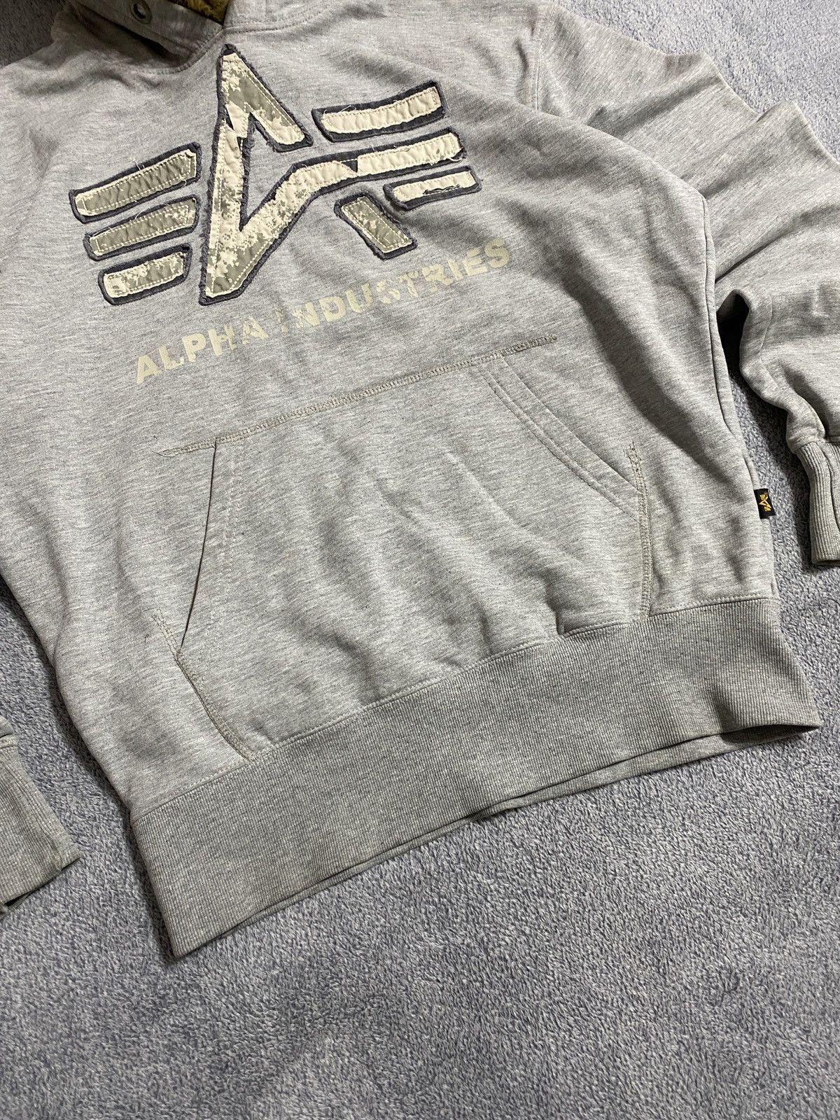 Alpha Industries Vtg Alpha Industries If Six Was Nine LGB style mohair hoodie Size US M / EU 48-50 / 2 - 8 Thumbnail