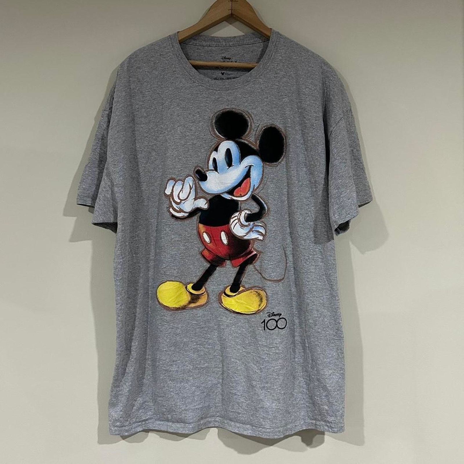 Disney Mickey Mouse Disney 100 Years Tee Shirt Size US XXL / EU 58 / 5 - 1 Thumbnail