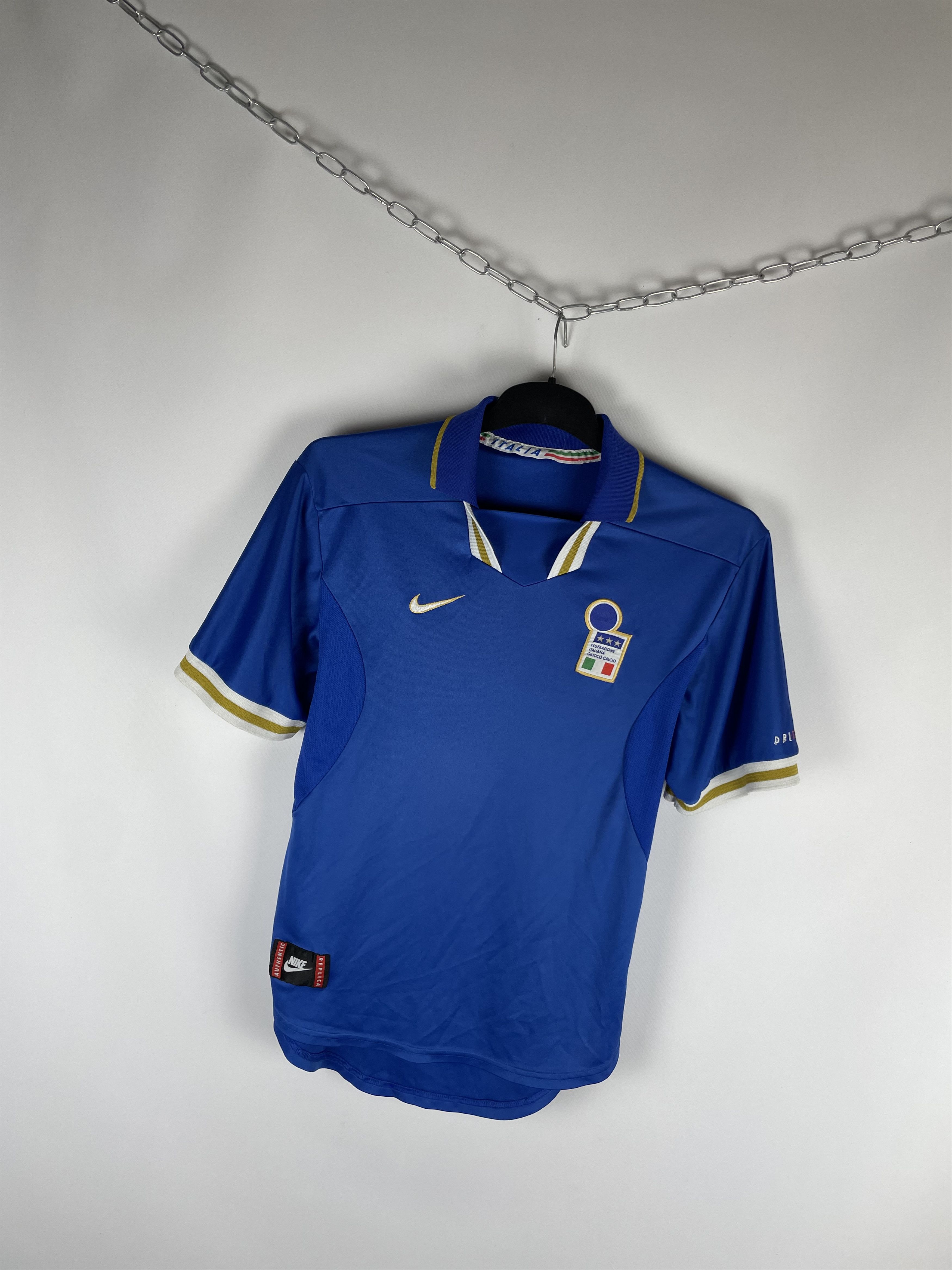 Nike × Vintage Nike Italy National Team Football Vintage Jersey Size US M / EU 48-50 / 2 - 2 Thumbnail