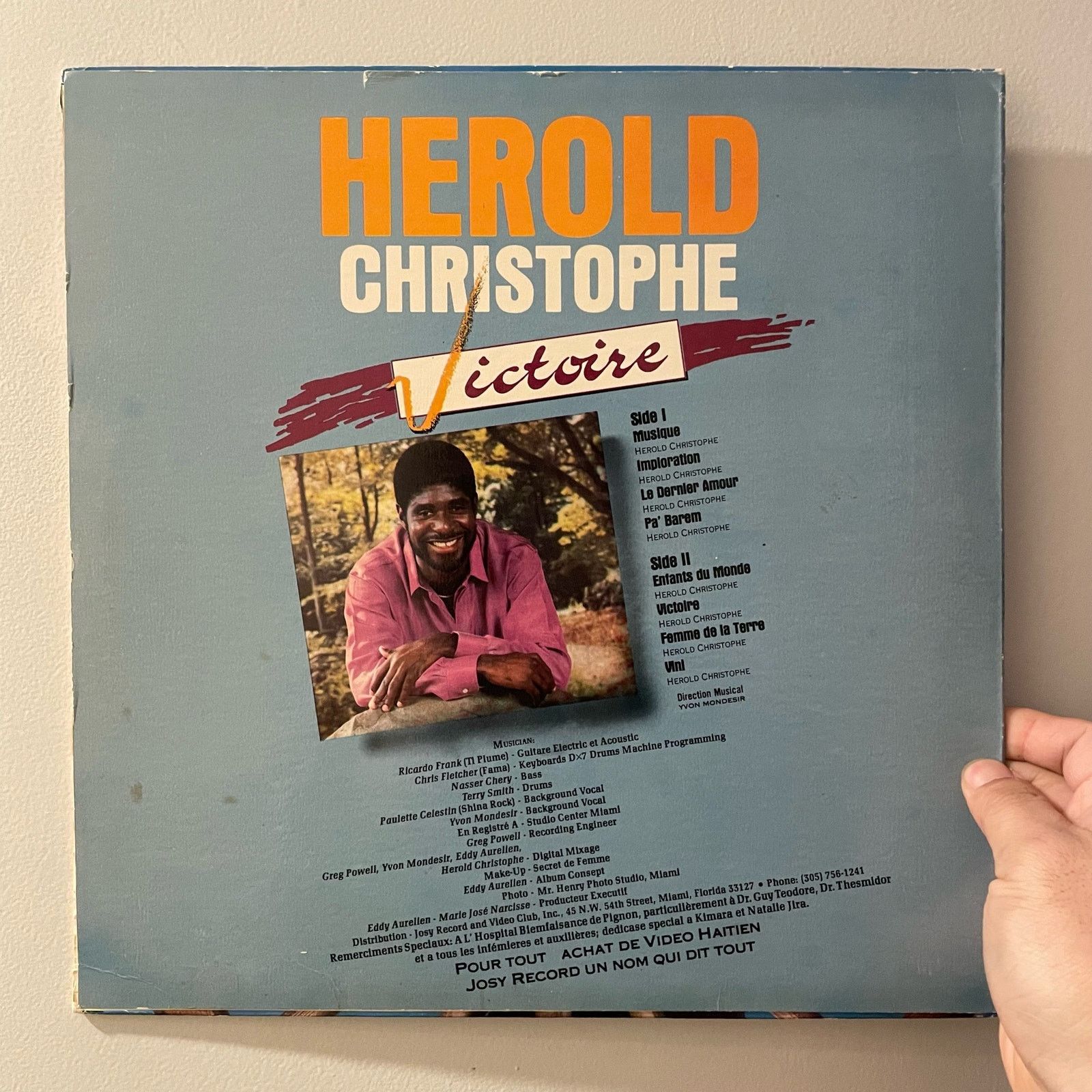 INTENTIONALLY BLANK Herold Christophe - Victoire LP vintage vinyl record latin Size ONE SIZE - 2 Thumbnail